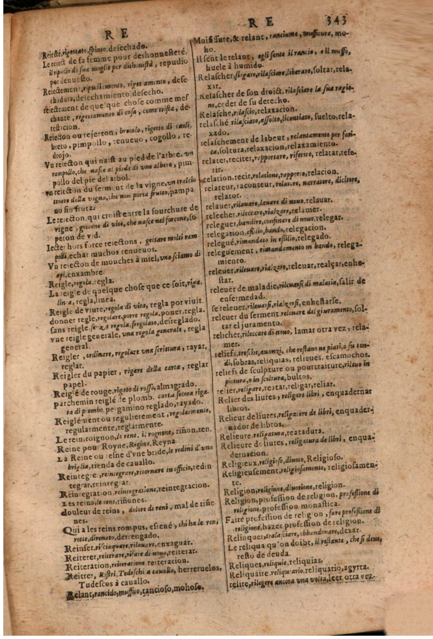 1637 - Jacques Crespin - Trésor des trois langues (Trois parties) - BSB Munich 1637 - Jacques Crespin - Trésor des trois langues (Trois parties) - BSB Munich
