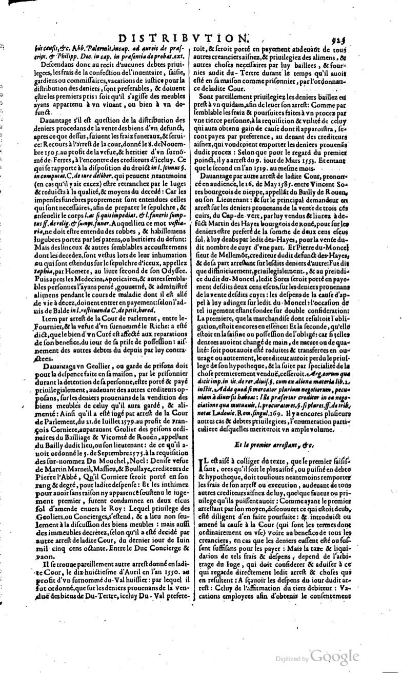1629 - Veuve Nicolas Buon - Trésor du droit français (29620 T. 1) - BM Lyon 1629 - Veuve Nicolas Buon - Trésor du droit français (29620 T. 1) - BM Lyon