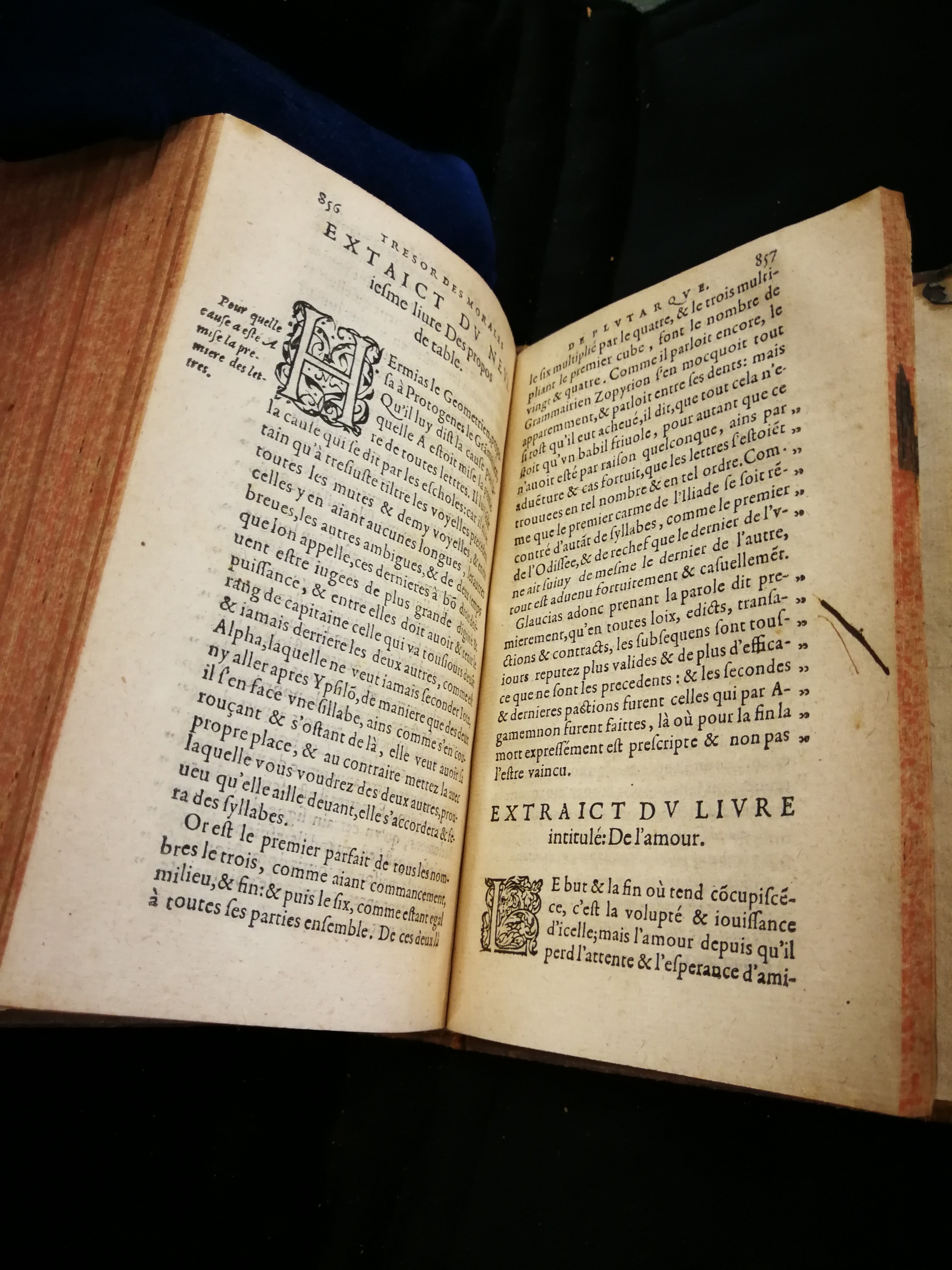 1577 - Jean Poupy - Trésor des morales de Plutarque - Les Méjanes, Aix-en-Provence 1577 - Jean Poupy - Trésor des morales de Plutarque - Les Méjanes, Aix-en-Provence