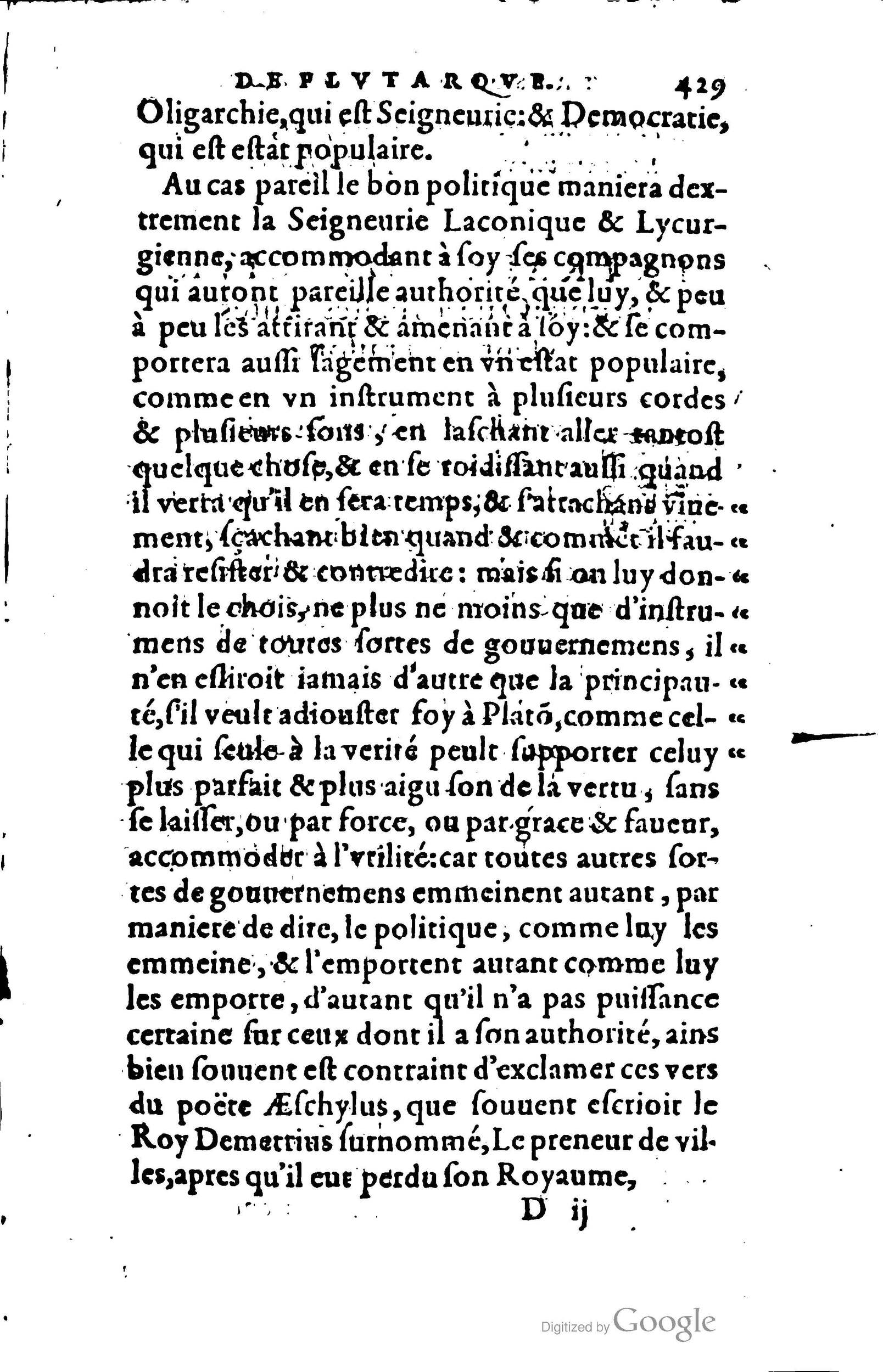 1578 - Jean Poupy - Trésor des morales de Plutarque - BSB Munich