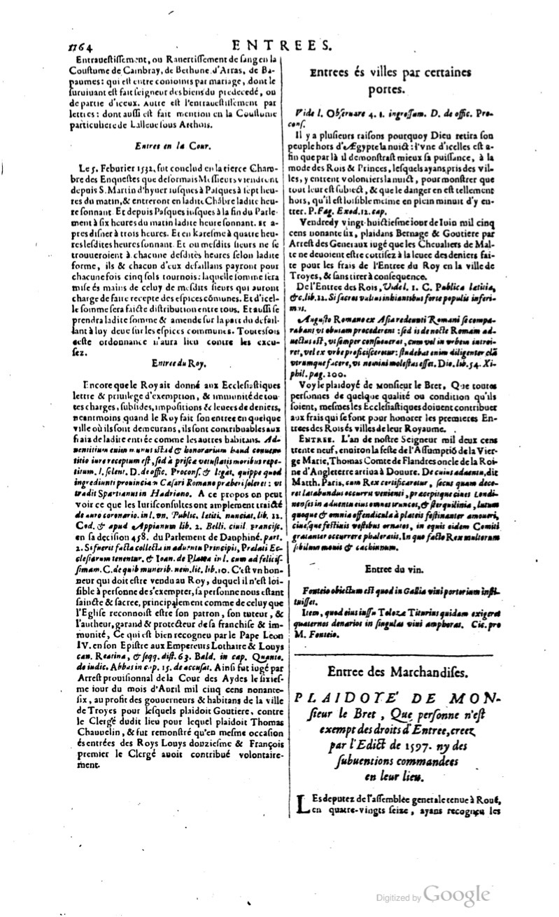 1629 - Veuve Nicolas Buon - Trésor du droit français (29620 T. 1) - BM Lyon
