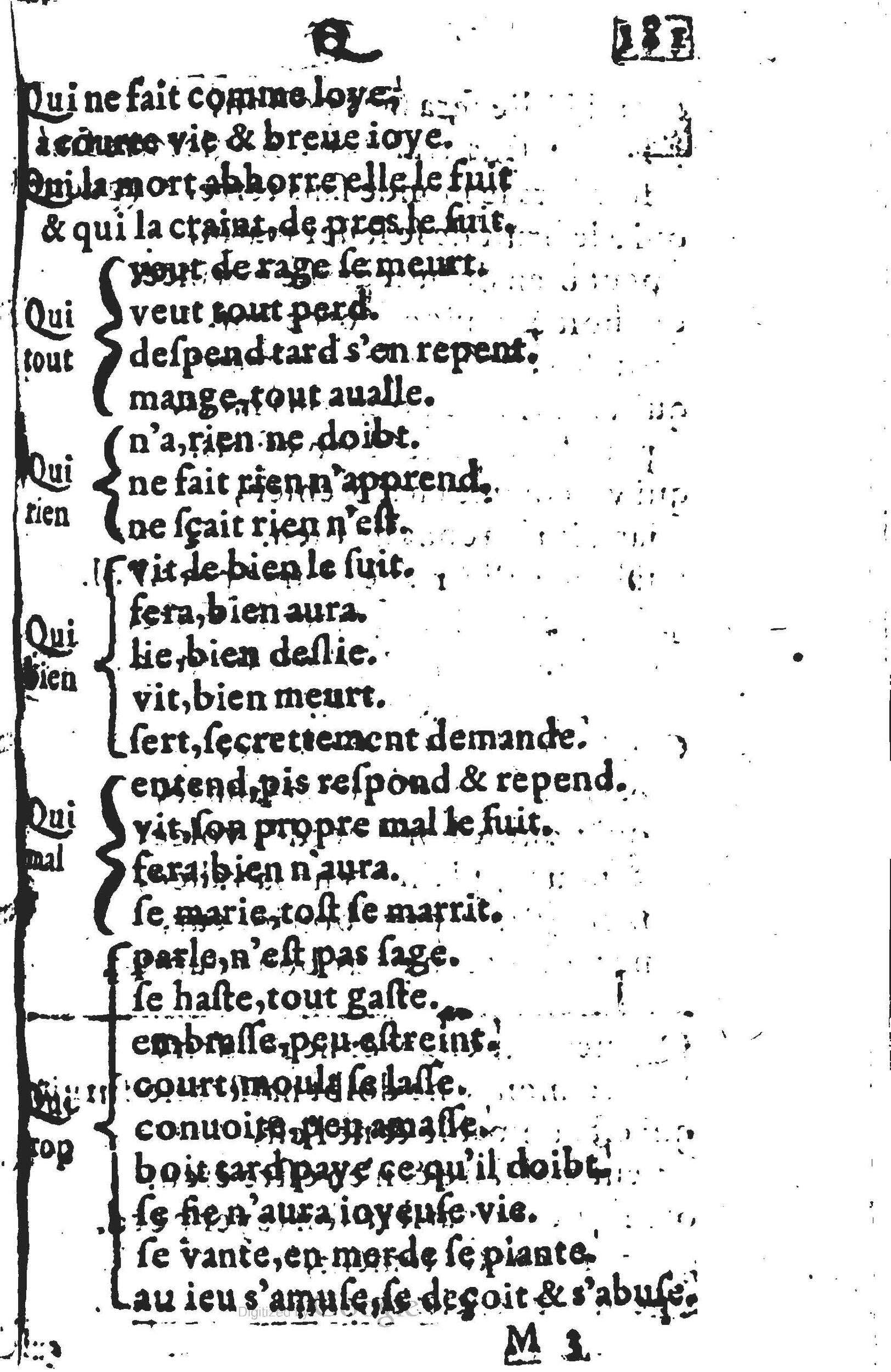 1578 - Nicolas Lescuyer - Trésor des sentences dorées - UGent