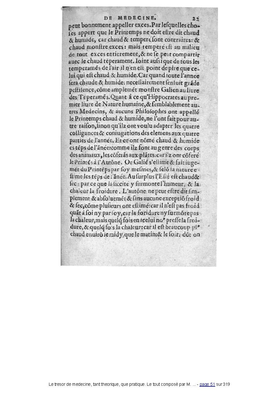 1560 - Pierre et Jan Moine - Trésor de médecine - Université Paris Cité