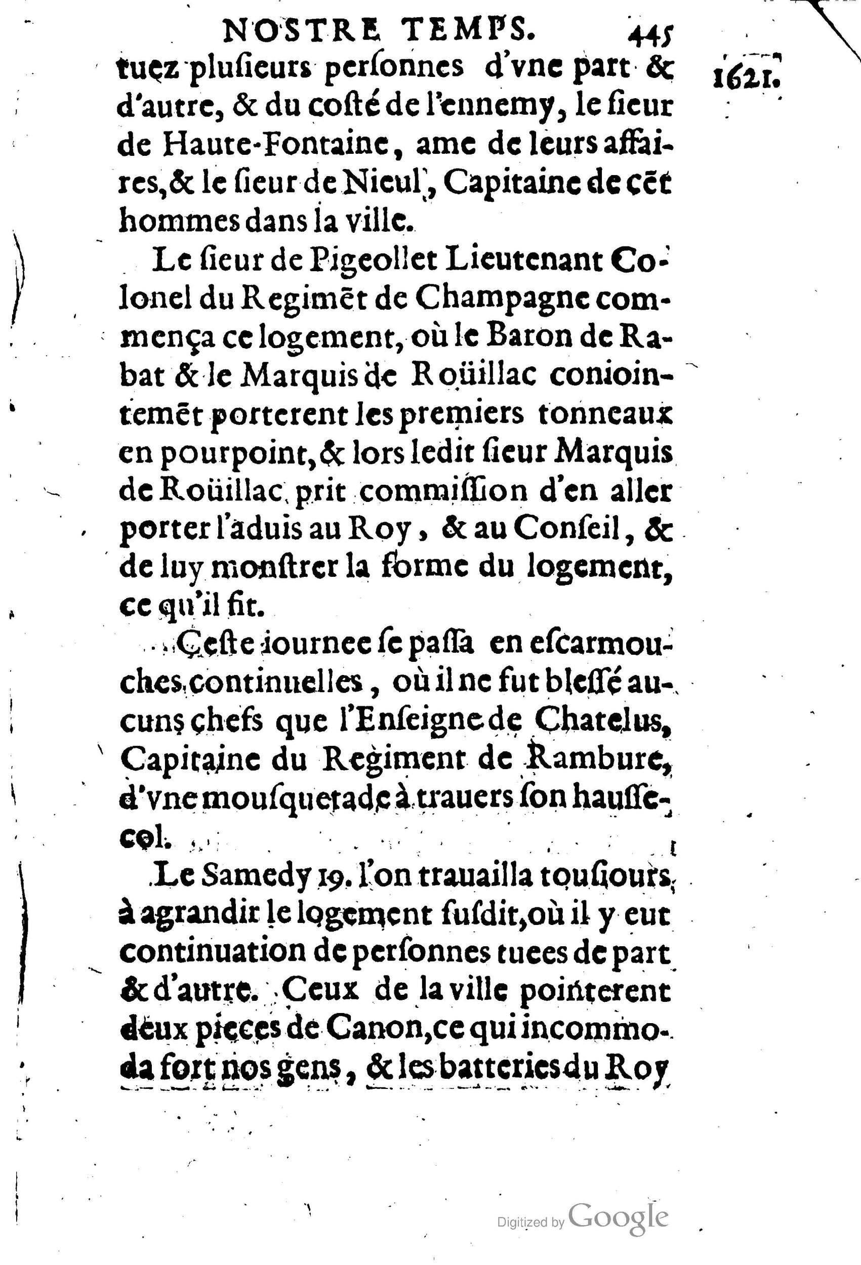 1623 - Joseph Bouillerot - Trésor de l’histoire générale de notre temps - BM Lyon