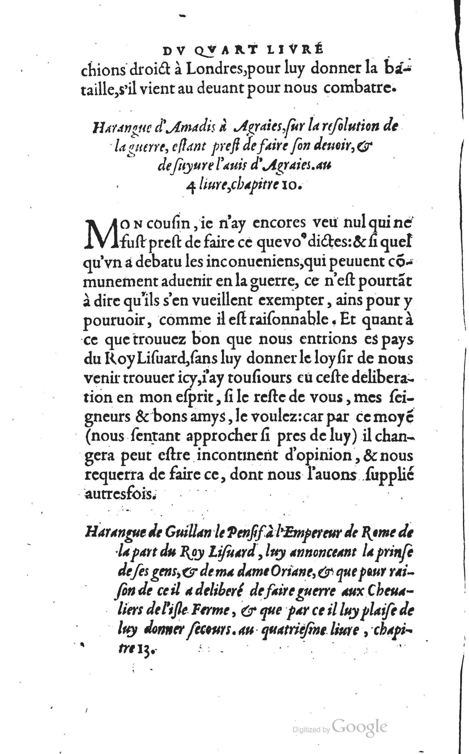 1560 - Vincent Sertenas et Gilles Robinot - Trésor des Amadis - British Library