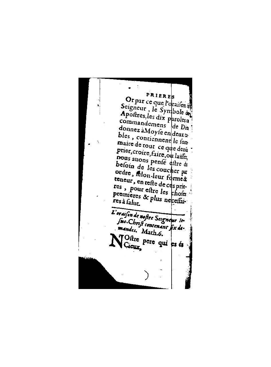 1596 - Guillaume Auvray - Trésor des prières, oraisons et instructions chrétiennes - BnF