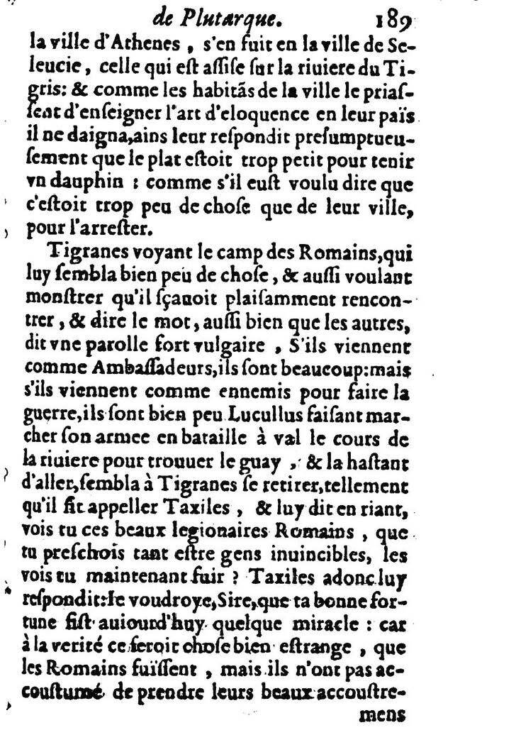 1611 - Pierre Rigaud - Trésor des vies de Plutarque - BM Lyon