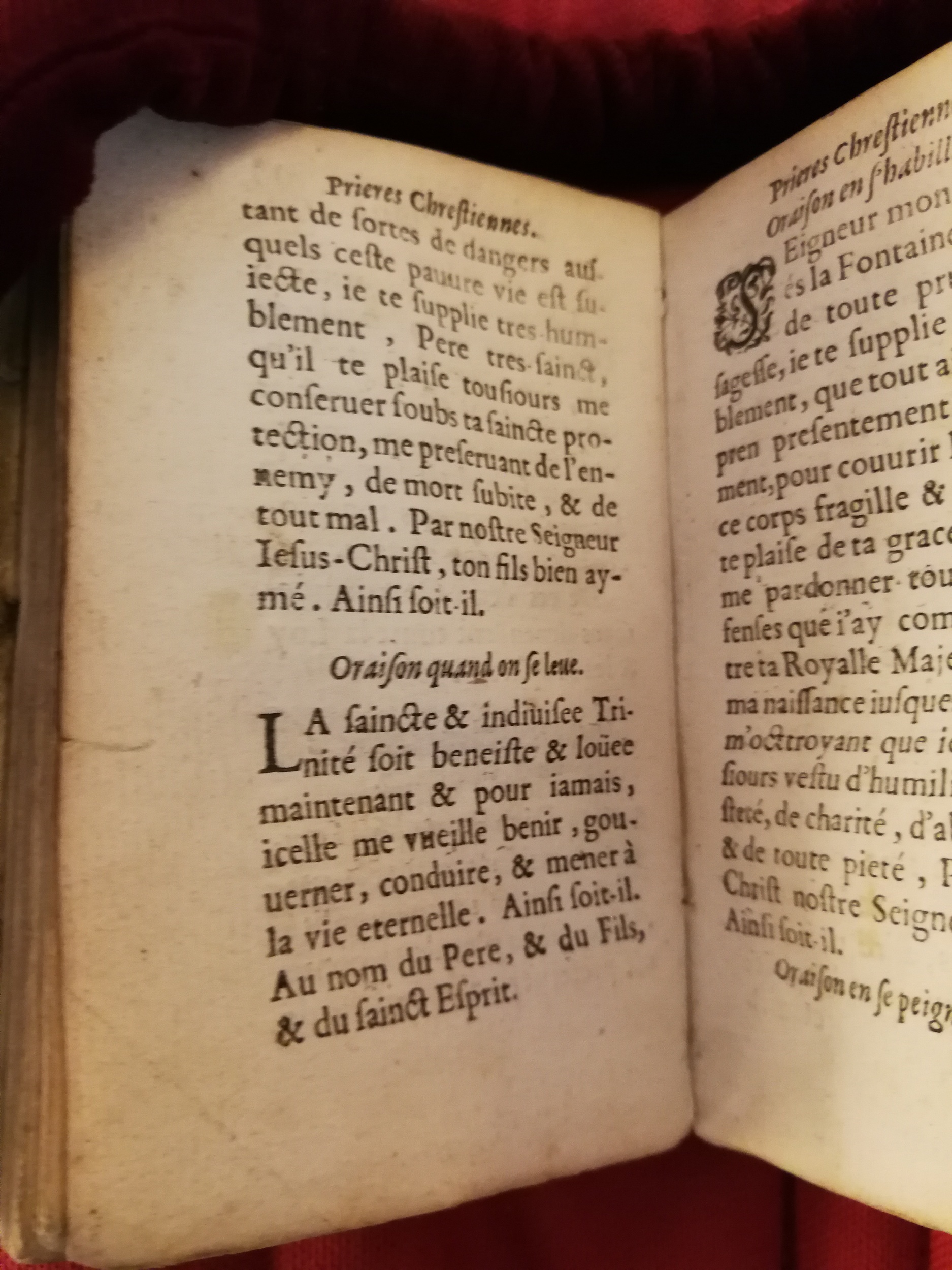 1598 - Barthélemy Macé - Trésor des prières, oraisons et instructions chrétiennes - Bibliothèque Sainte-Geneviève