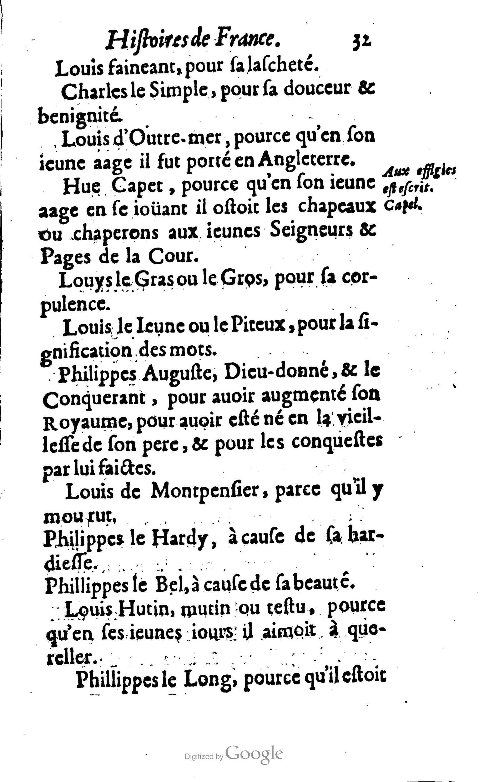 1638 - Jean Corrozet - Trésor des histoires de France - BM Lyon