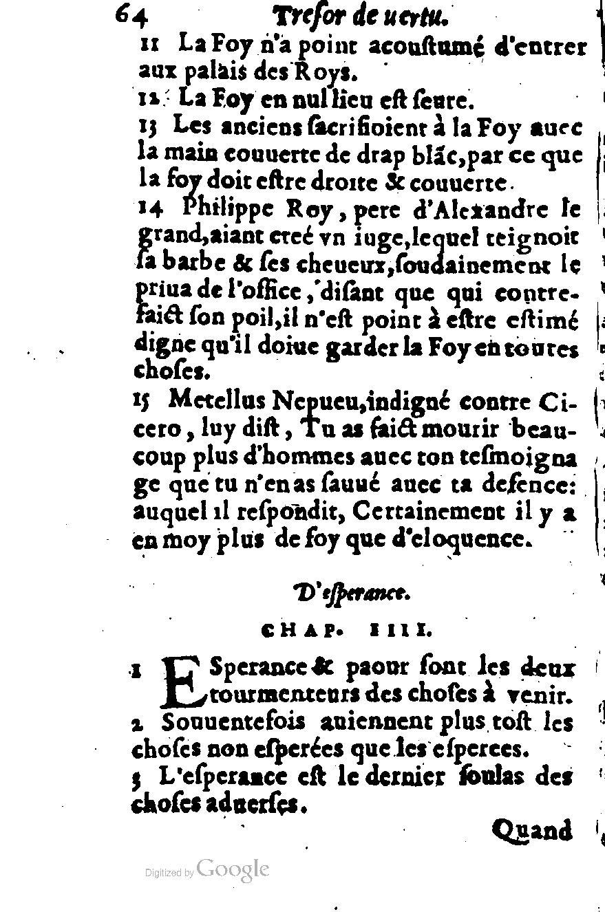 1576 - Benoît Rigaud - Trésor de vertu - British Library 1576 - Benoît Rigaud - Trésor de vertu - British Library