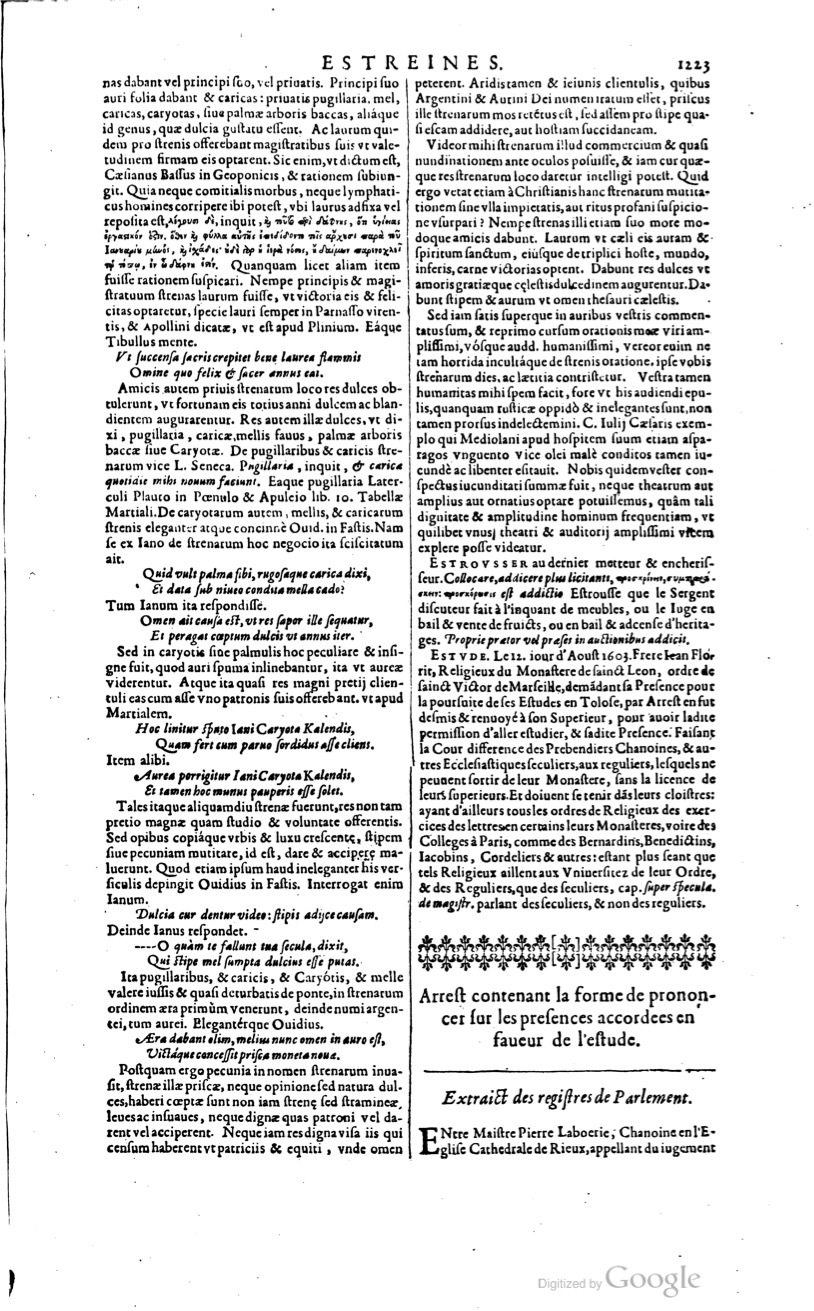 1629 - Veuve Nicolas Buon - Trésor du droit français (29620 T. 1) - BM Lyon 1629 - Veuve Nicolas Buon - Trésor du droit français (29620 T. 1) - BM Lyon