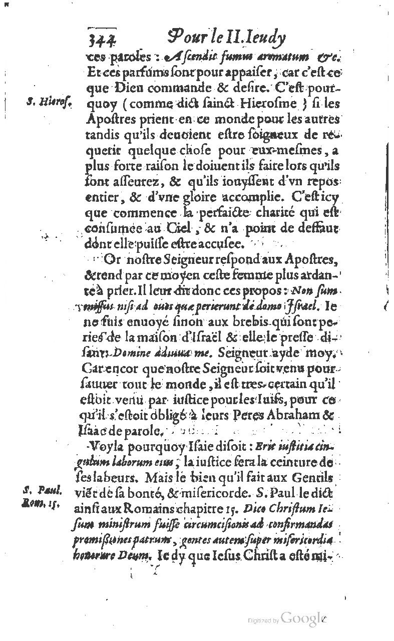 1607 - Nicolas Du Fossé - Trésor quadragésimal - T 01 - BM Lyon