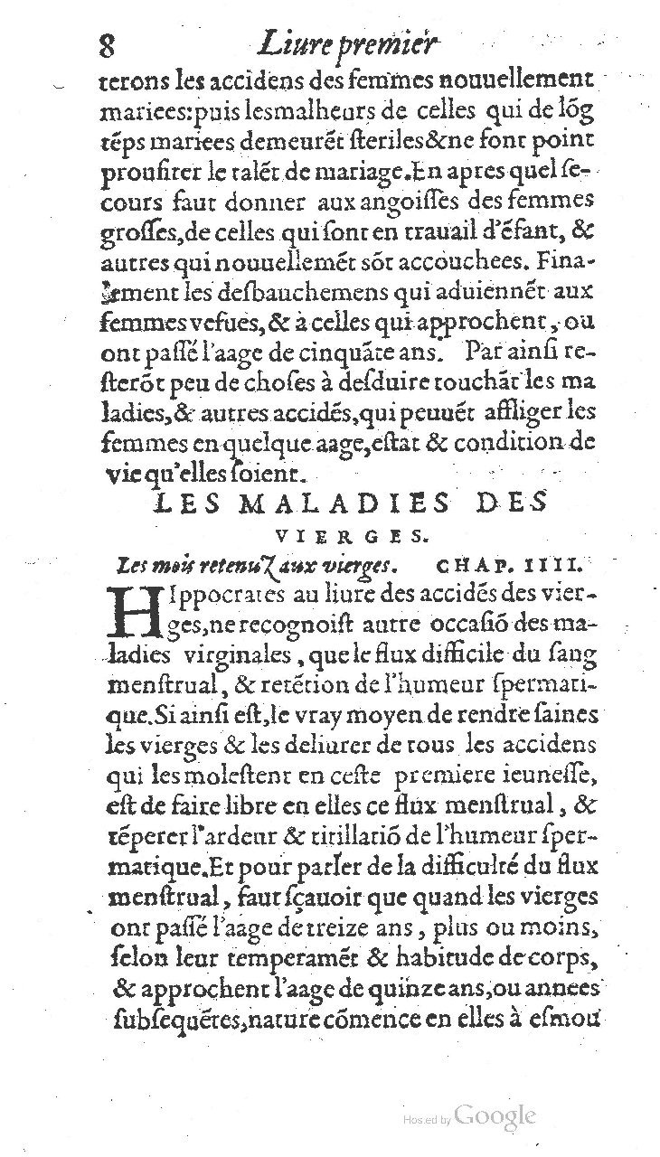 1585 - Jacques du Puis - Trésor des remèdes secrets pour les maladies des femmes - BnF
