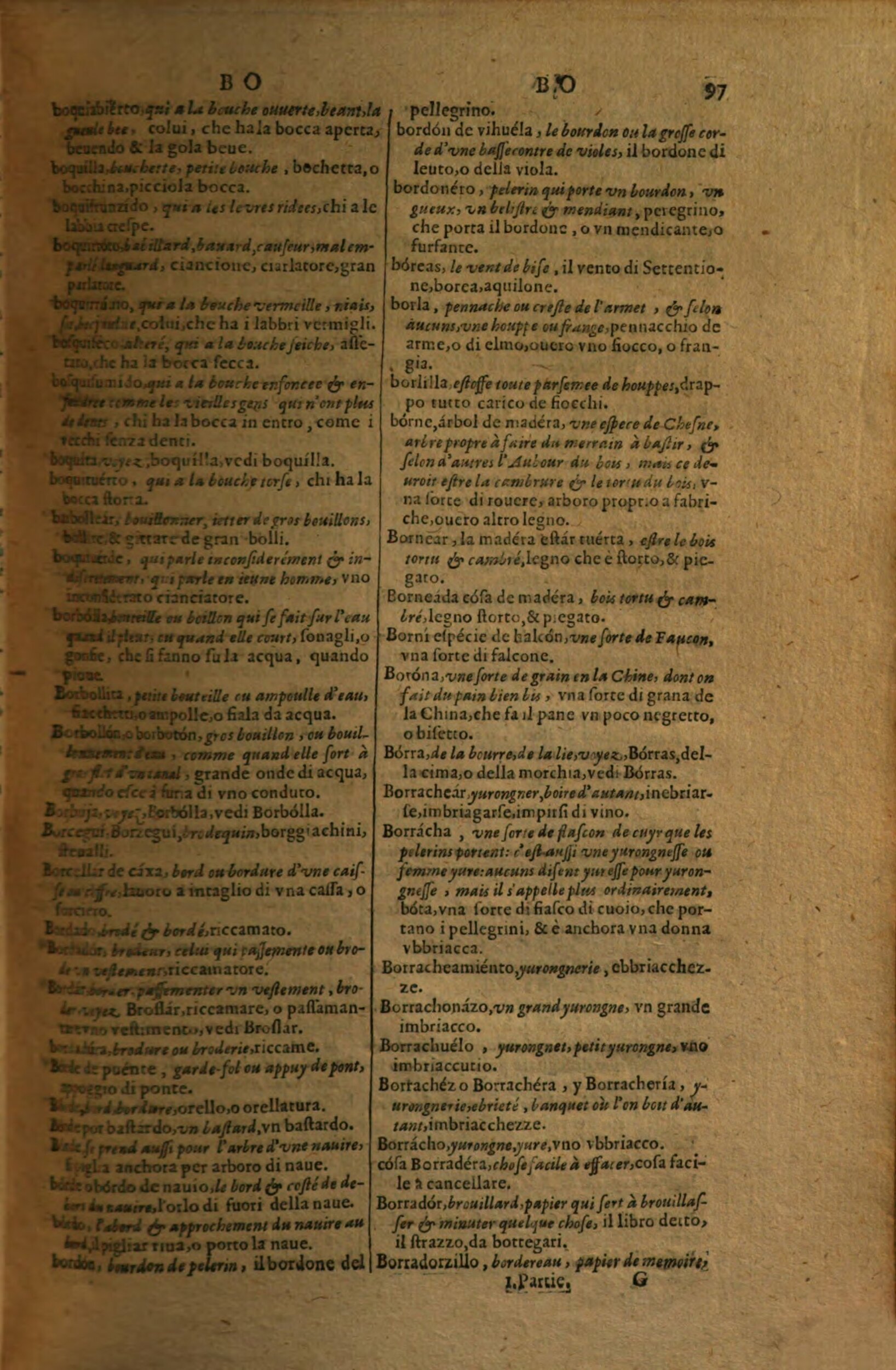 1617 - Samuel Crespin - Trésor des trois langues espagnole, française et italienne (Première partie) - Regensburg