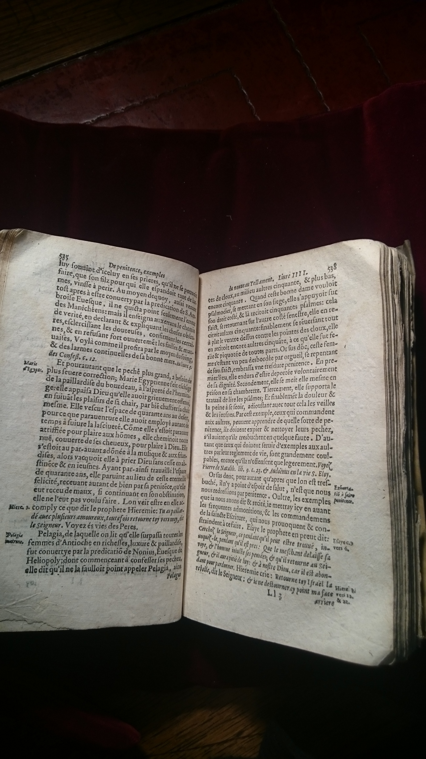 1596 - Jean Bogart - Trésor des faits et dits mémorables des hommes saints et illustres - BM Amiens