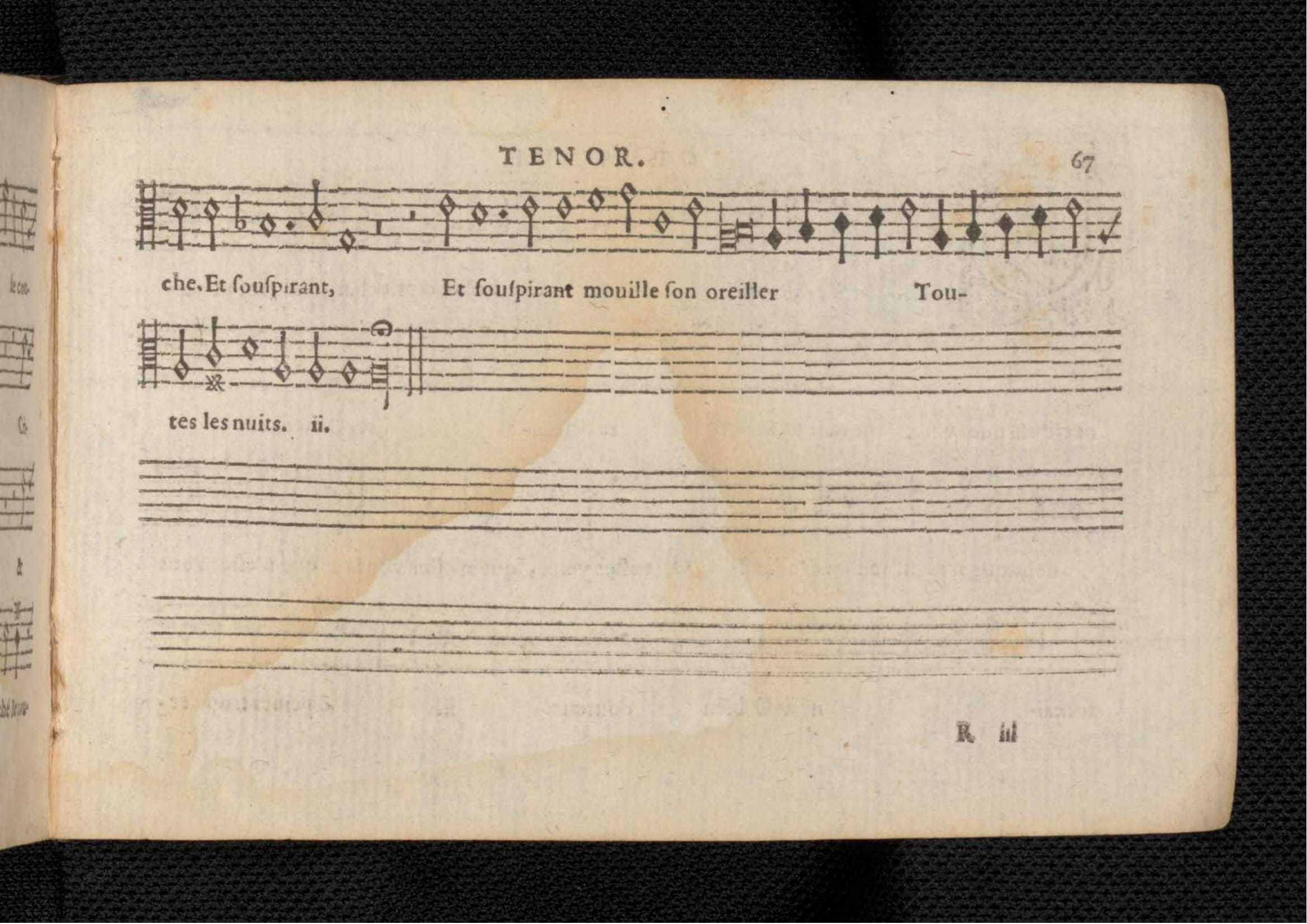 1576 - [Pierre de Saint-André] - Trésor de musique d’Orlande de Lassus Tenor - KBR Bruxelles