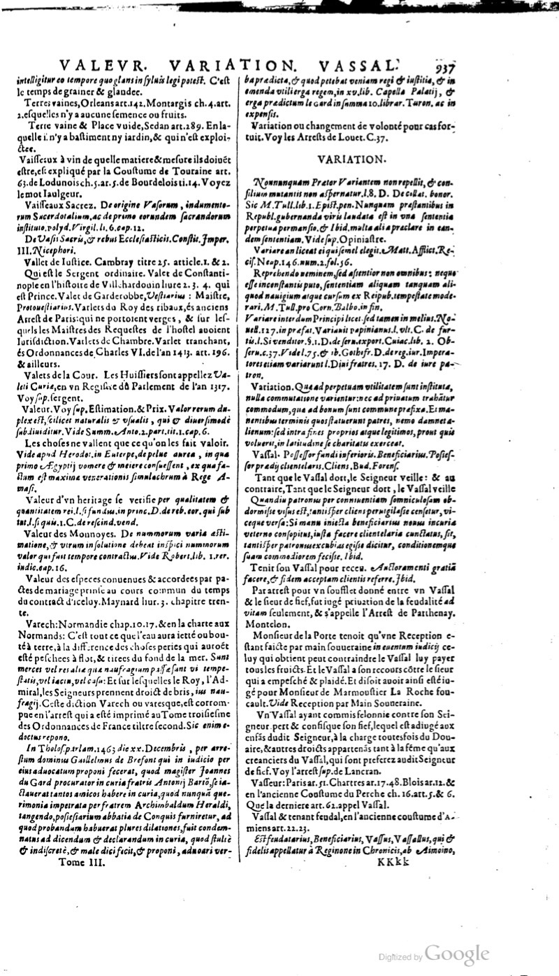 1629 - Veuve Nicolas Buon - Trésor du droit français (21754 T. 3) - BM Lyon