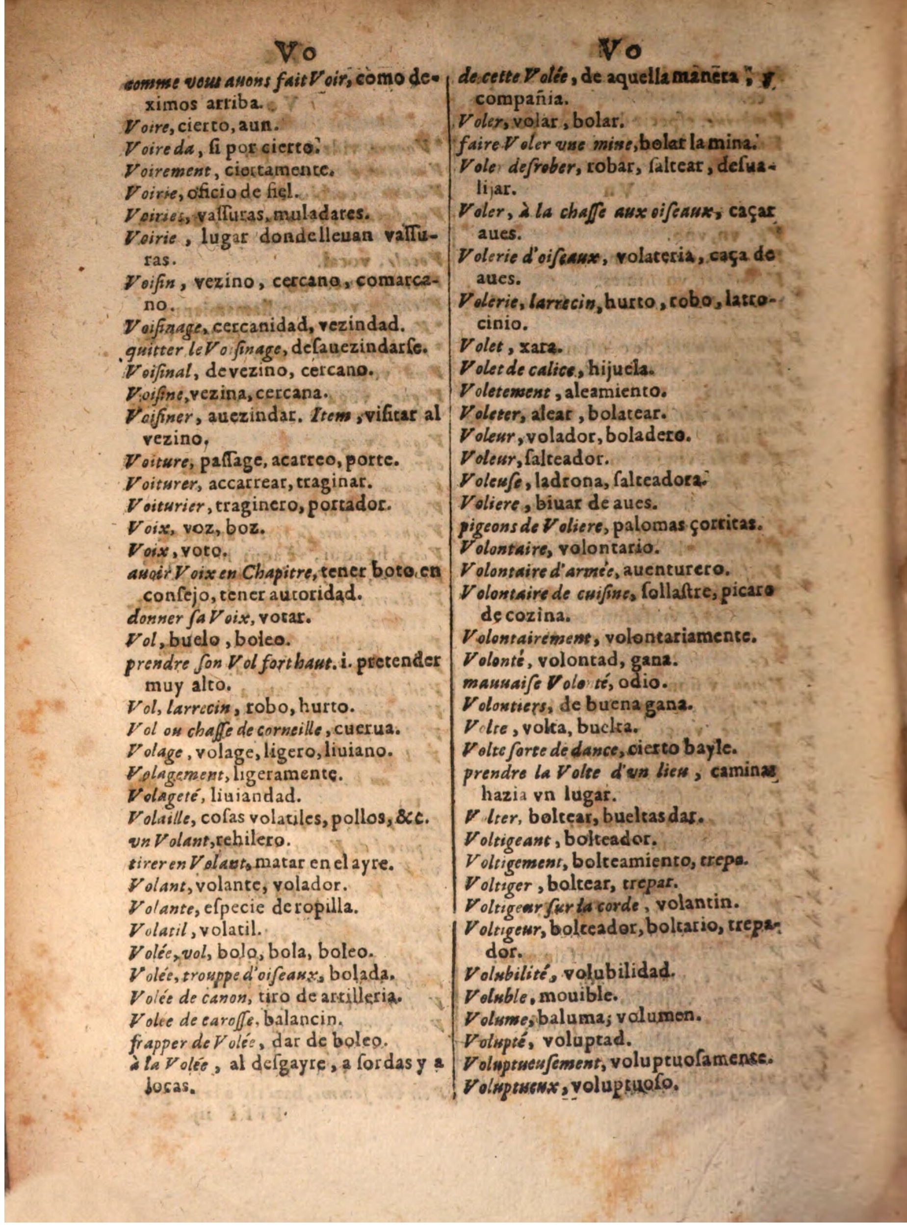 1645 - A. de Sommaville et A. Courbé - Trésor des deux langues espagnole et française (Seconde partie) - BSB Munich