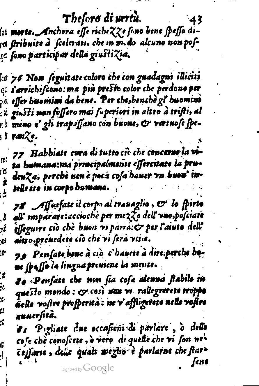 1576 - Benoît Rigaud - Trésor de vertu - British Library 1576 - Benoît Rigaud - Trésor de vertu - British Library