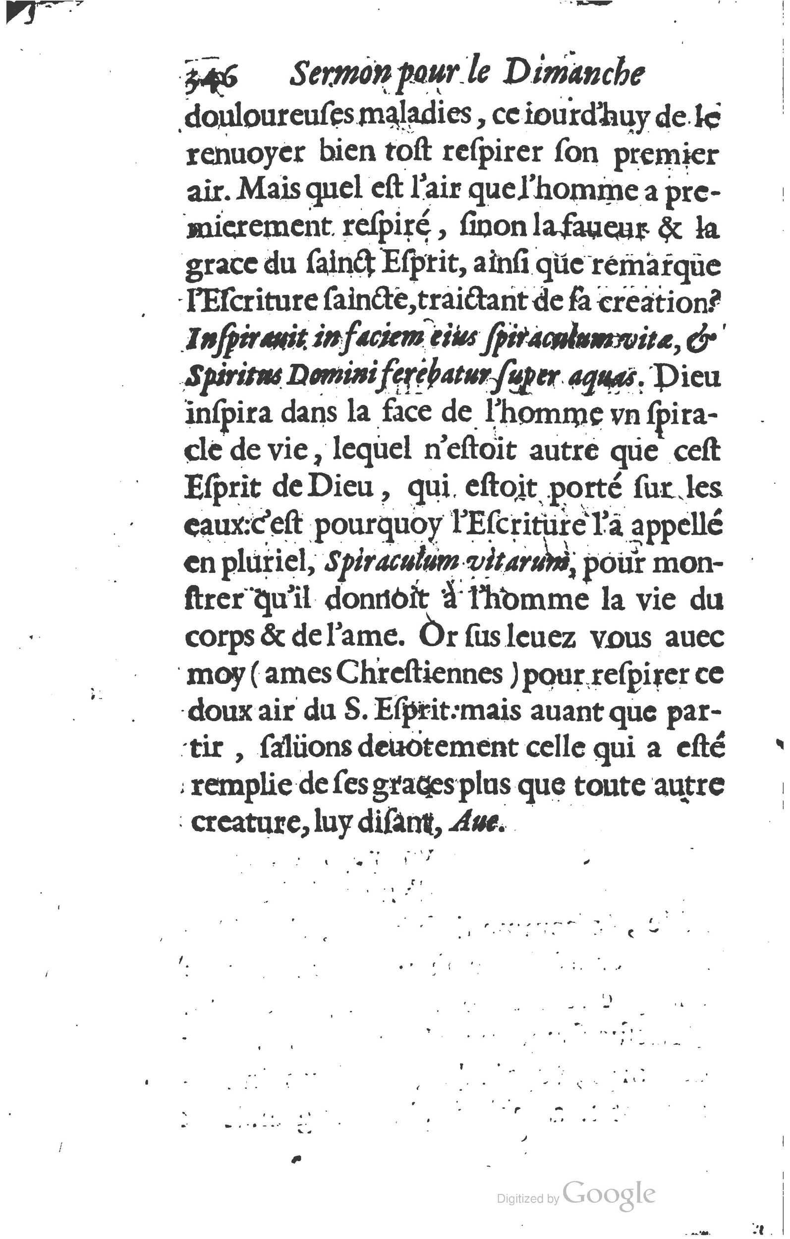 1629 - Manassés de Préaulx - Sermons ou Trésors de la piété chrétienne - BM Lyon
