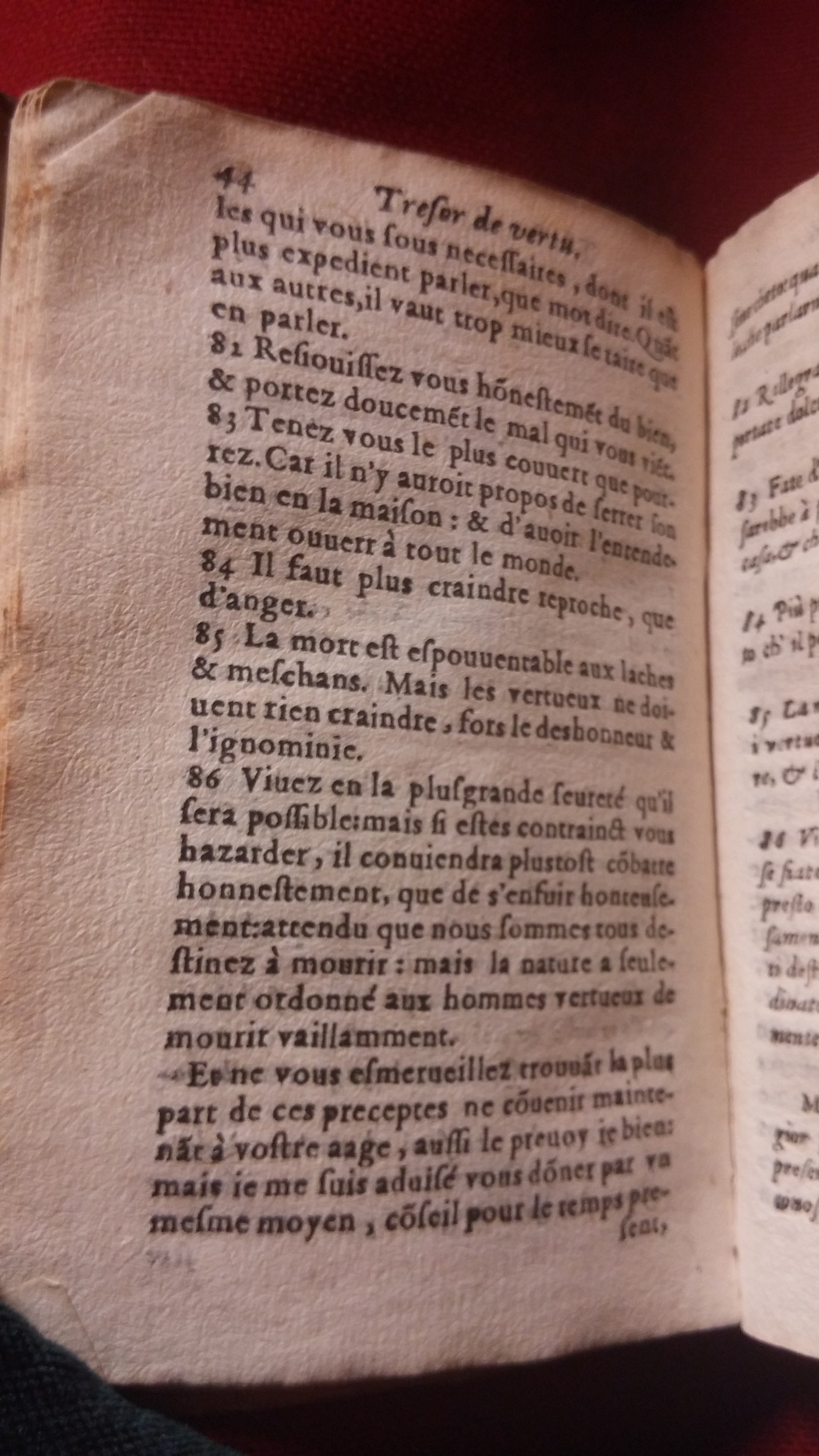 1583 - Benoît Rigaud - Trésor de vertu - BnF 1583 - Benoît Rigaud - Trésor de vertu - BnF