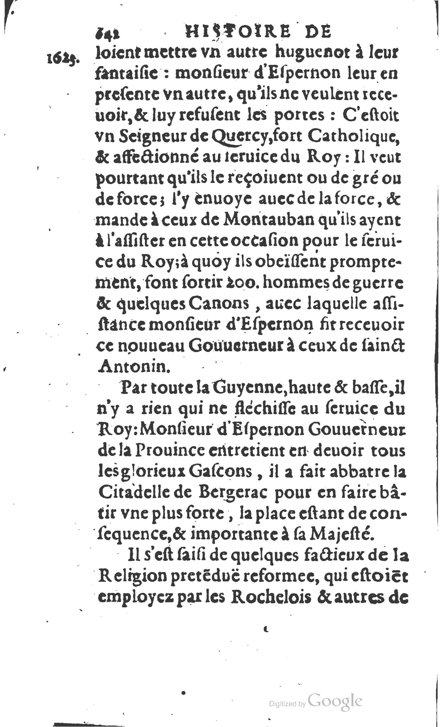 1624 - Joseph Bouillerot - Trésor de l’histoire générale de notre temps - BM Lyon 1624 - Joseph Bouillerot - Trésor de l’histoire générale de notre temps - BM Lyon