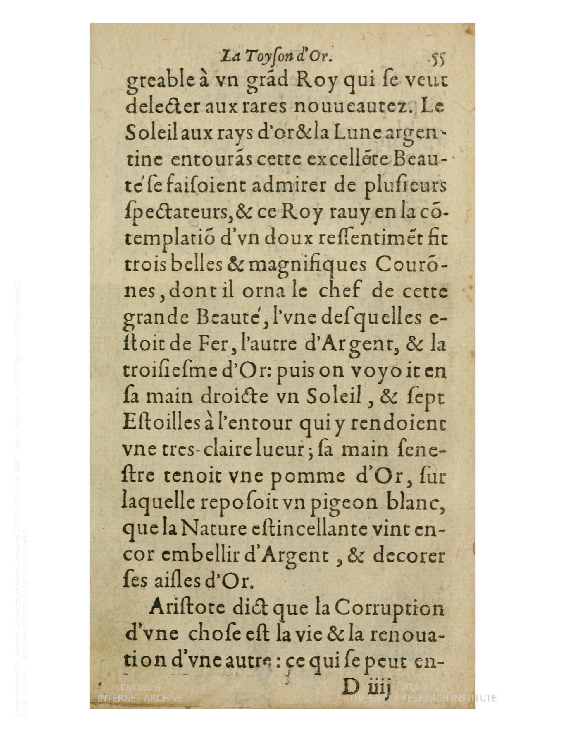 1612 - Charles Sevestre - Toison d’or ou la fleur des trésors - Getty Research Institute