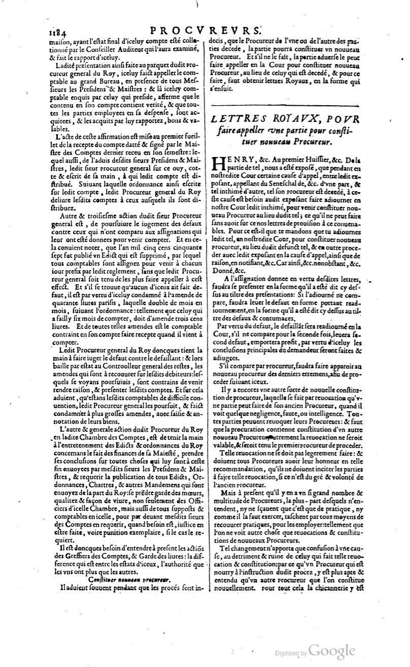 1629 - Veuve Nicolas Buon - Trésor du droit français (29620 T. 2) - BM Lyon