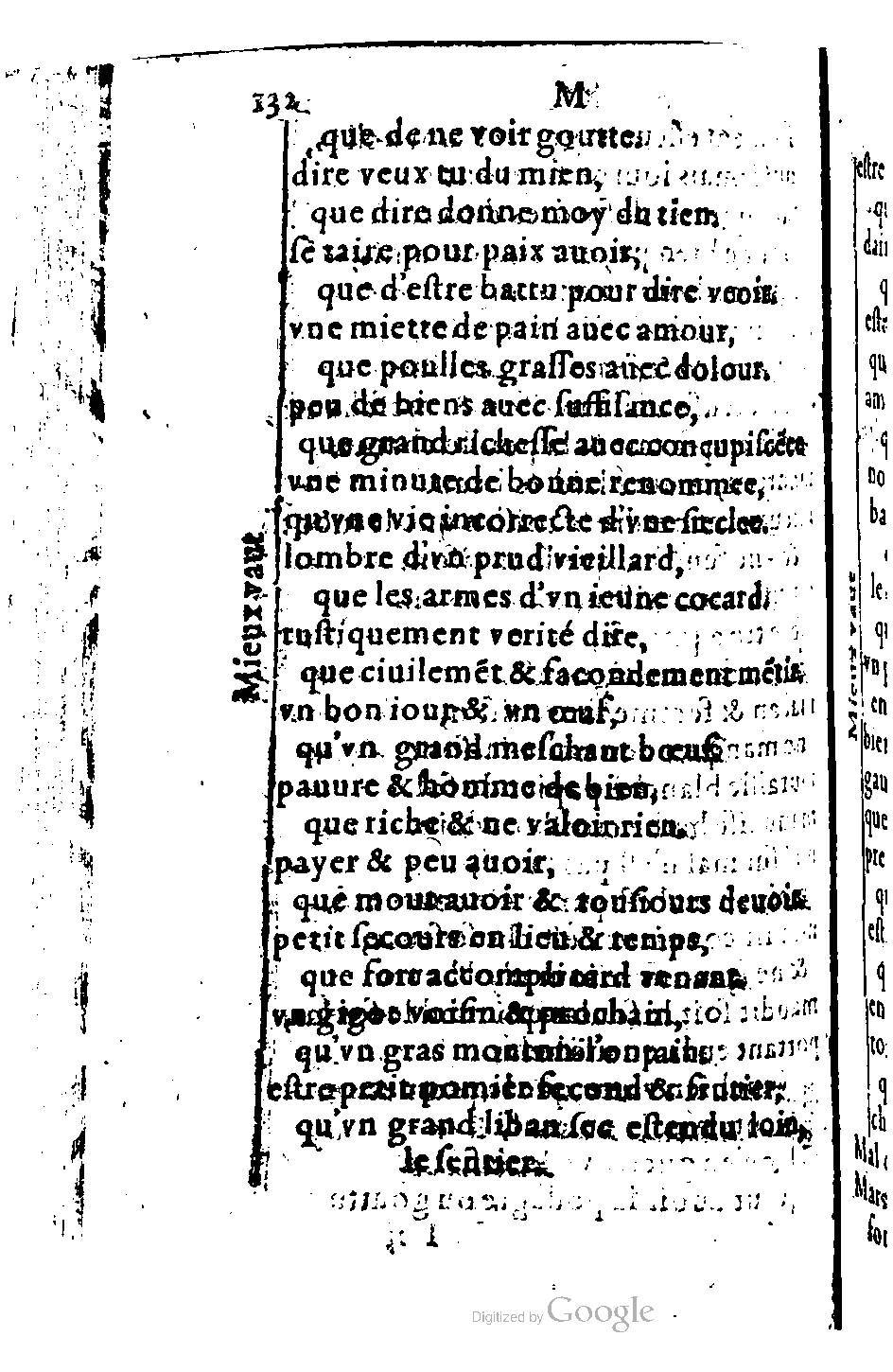 1582 - Nicolas Bonfons - Trésor des sentences dorées - BM Lyon 1582 - Nicolas Bonfons - Trésor des sentences dorées - BM Lyon