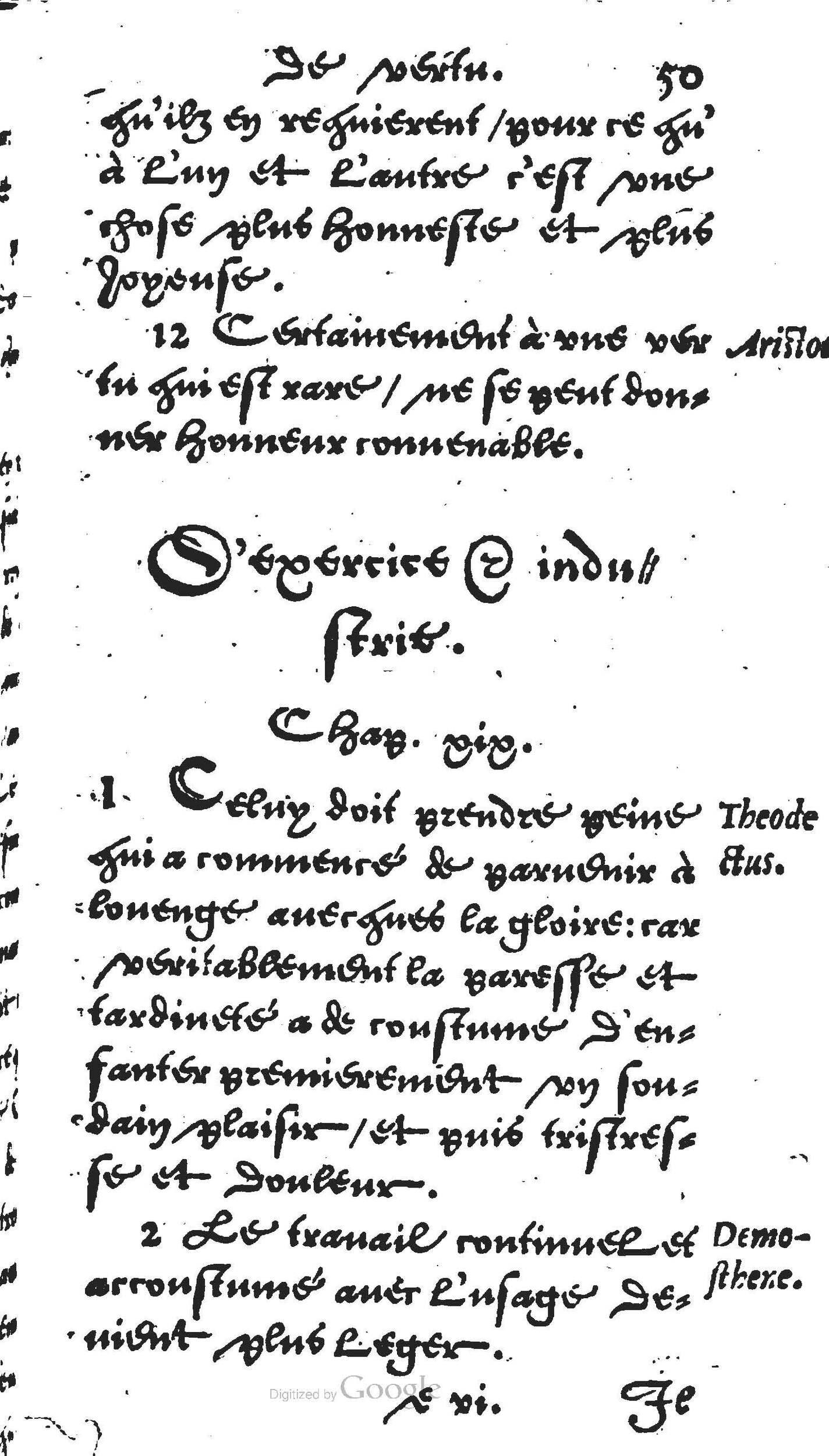 1560 - Jean Bellère - Trésor de vertu - Det Kongelige Bibliotek 1560 - Jean Bellère - Trésor de vertu - Det Kongelige Bibliotek