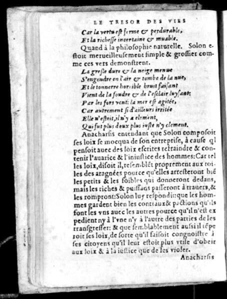 1574 - Benoît Rigaud - Trésor des vies de Plutarque - Avignon