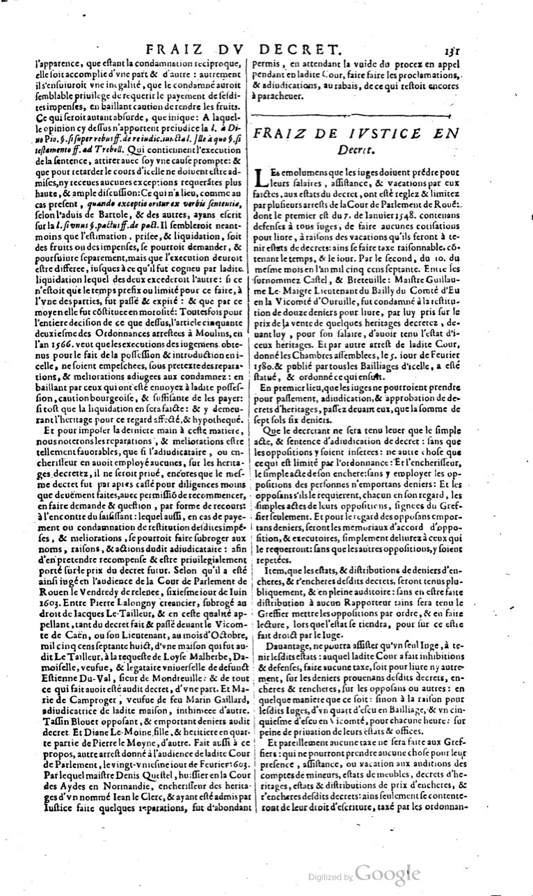1629 - Veuve Nicolas Buon - Trésor du droit français (21754 T. 2) - BM Lyon 1629 - Veuve Nicolas Buon - Trésor du droit français (21754 T. 2) - BM Lyon