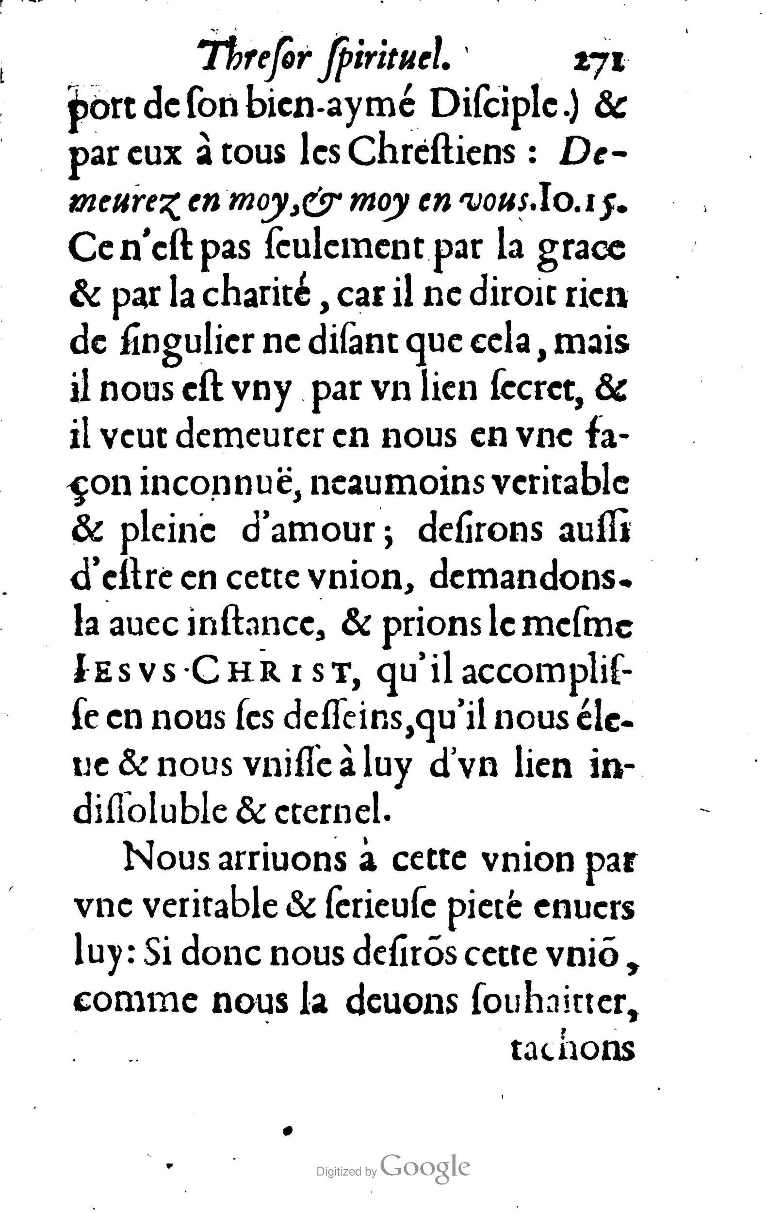 1633 - François Waudré - Trésor spirituel contenant les excellences du christianisme - BM Lyon
