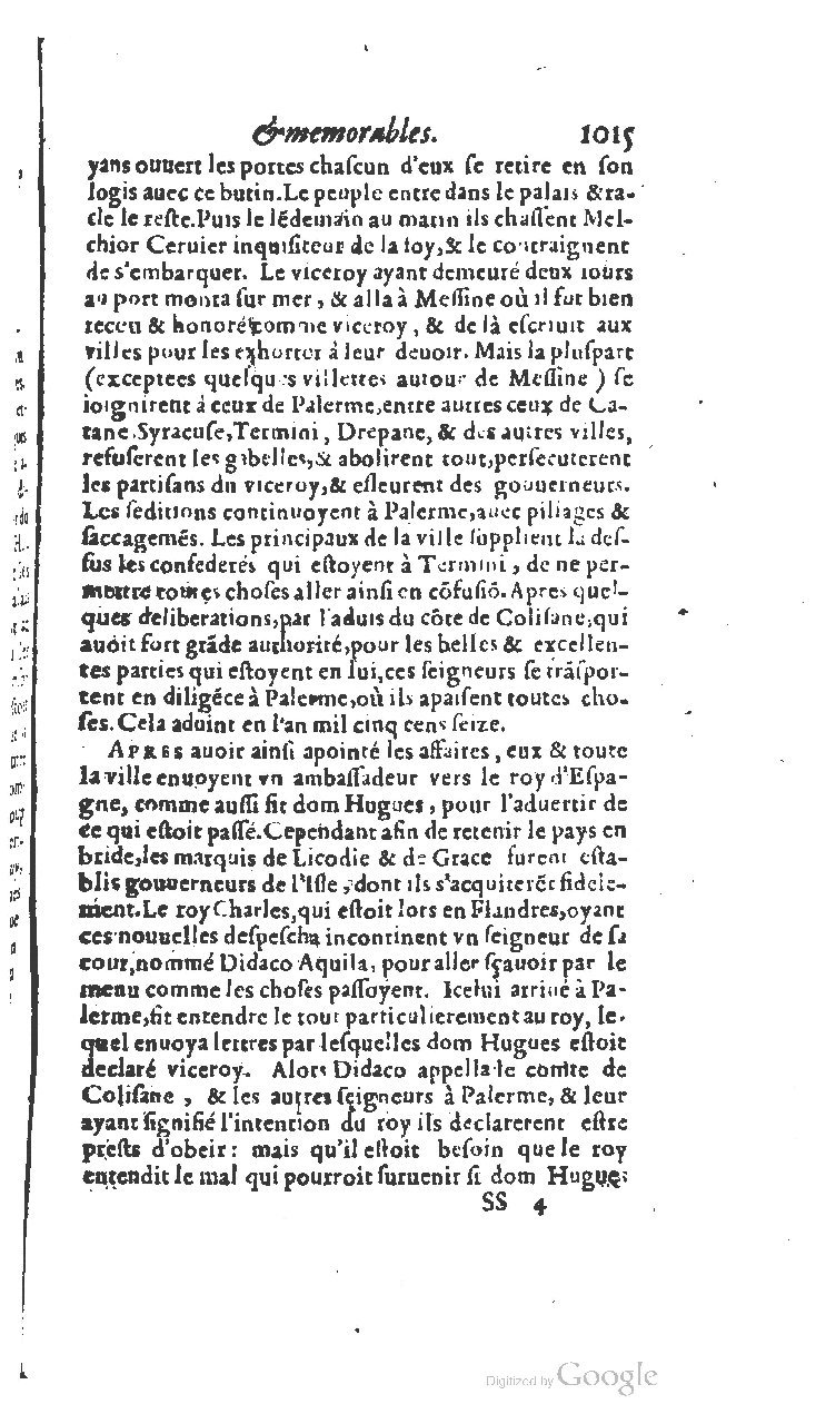 1610 - Paul Marceau - Trésor d’histoires admirables et mémorables - BSB Munich