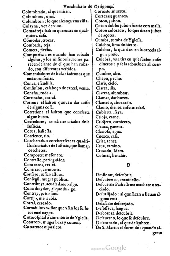 1621 - Adrian Tiffaine - Trésor des deux langues espagnole et française - BM Lyon