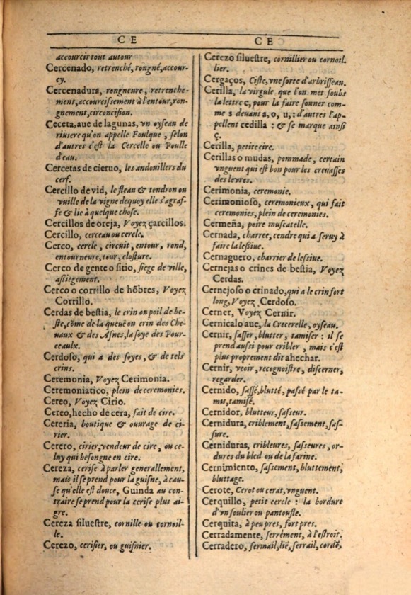1607 - Marc Orry - Trésor des deux langues espagnole et française (Première et Seconde parties) - ÖNB Wien