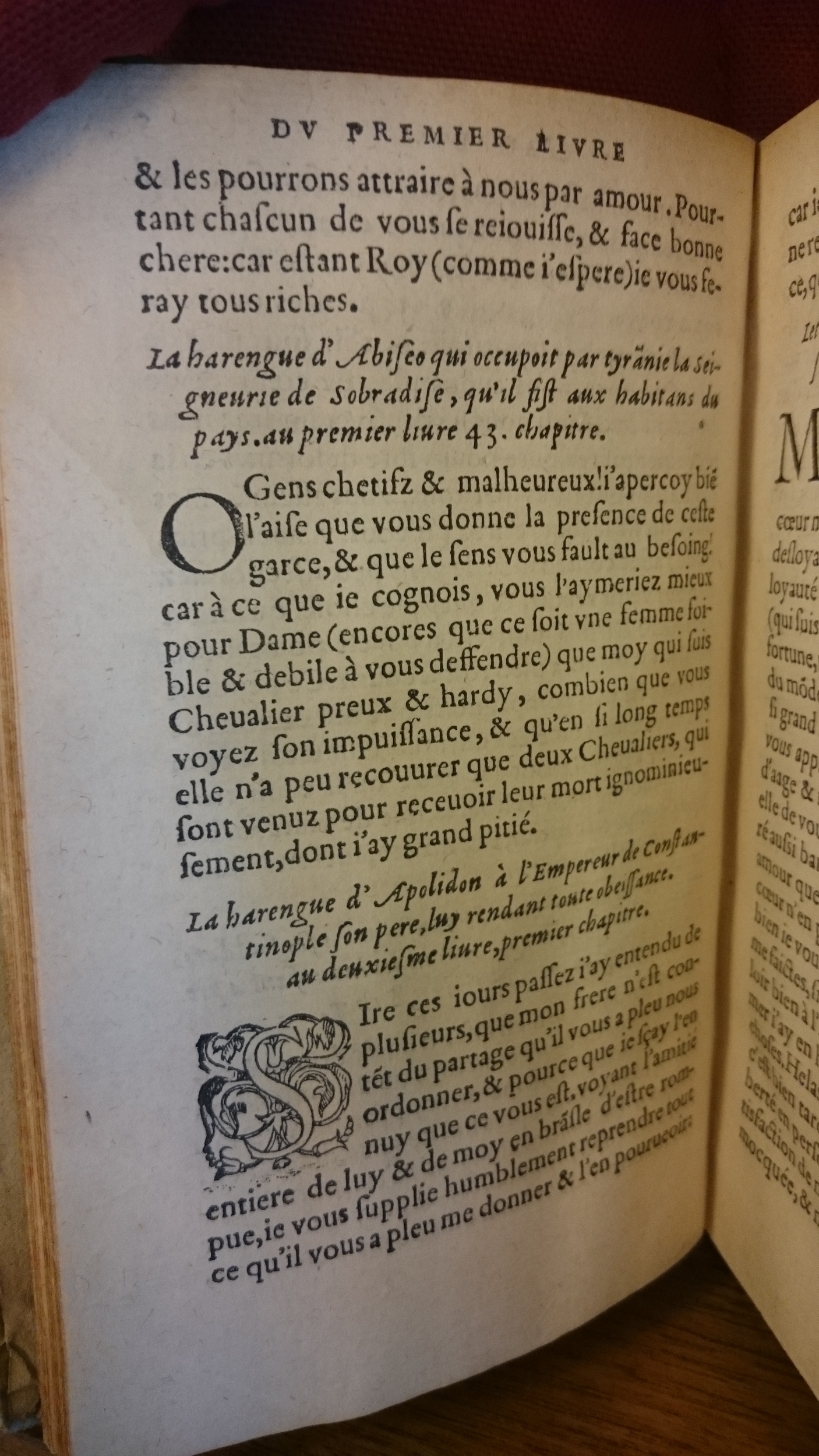 1559 - Jean Longis et Robert Le Mangnier - Trésor des Amadis - BM Lyon