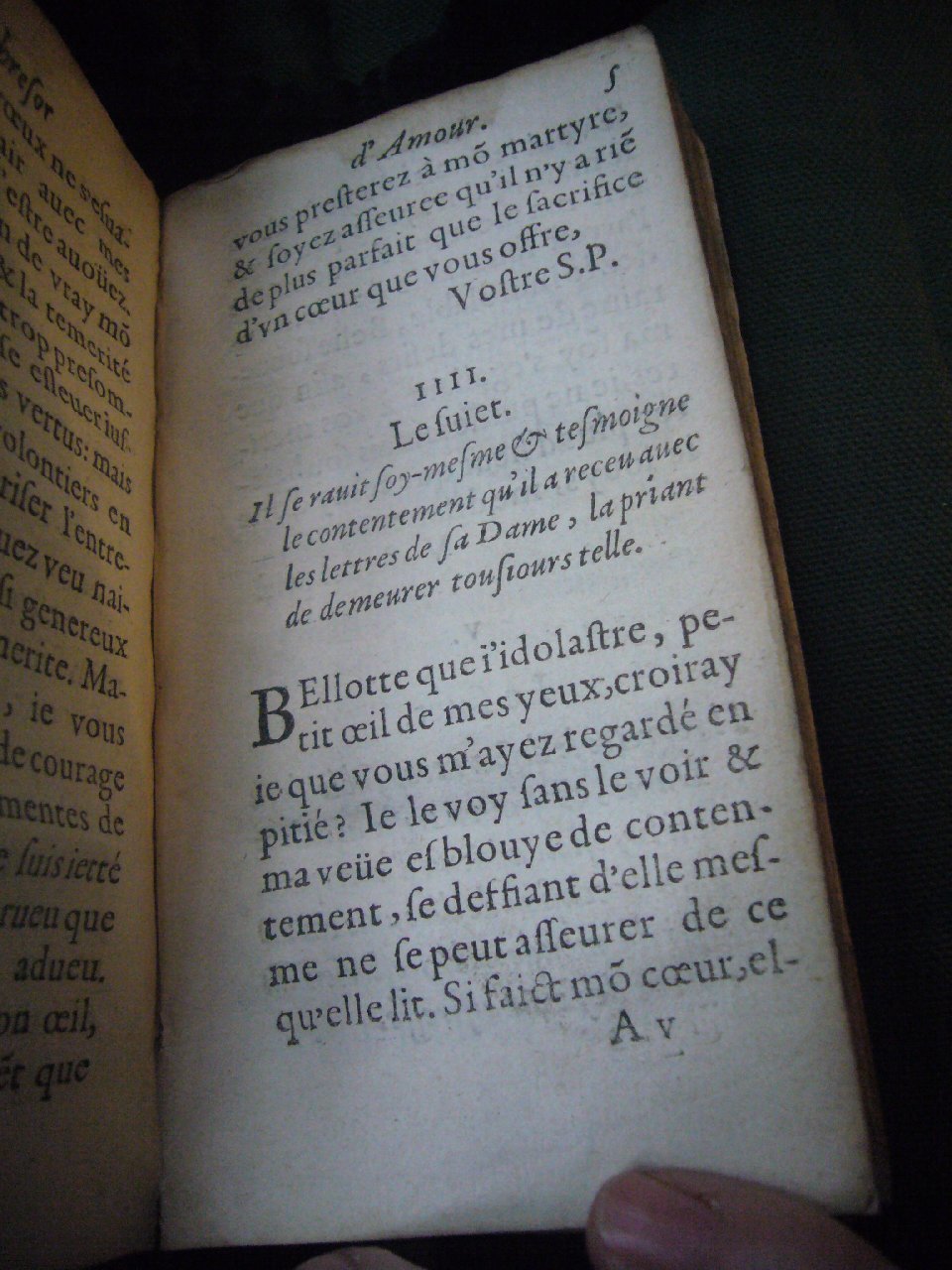 1597 - Matthieu Guillemot - Trésor d’amour - BnF Arsenal