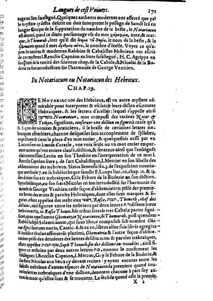 1613 - Matthieu Berjon - Trésor de l’histoire des langues de cet univers - BM Lyon