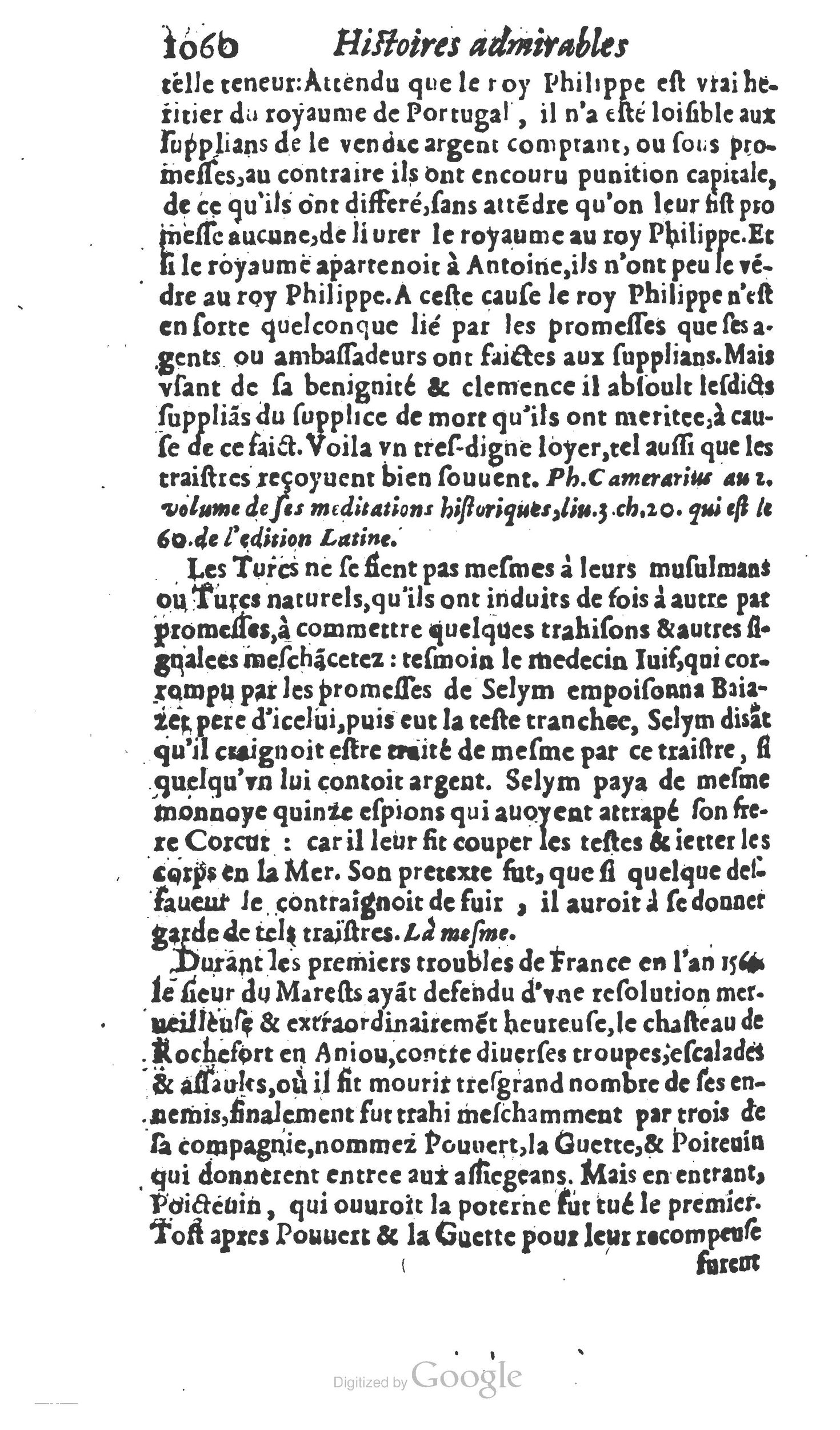 1610 Trésor d’histoires admirables et mémorables de nostre temps Marceau Princeton_Page_1081.jpg