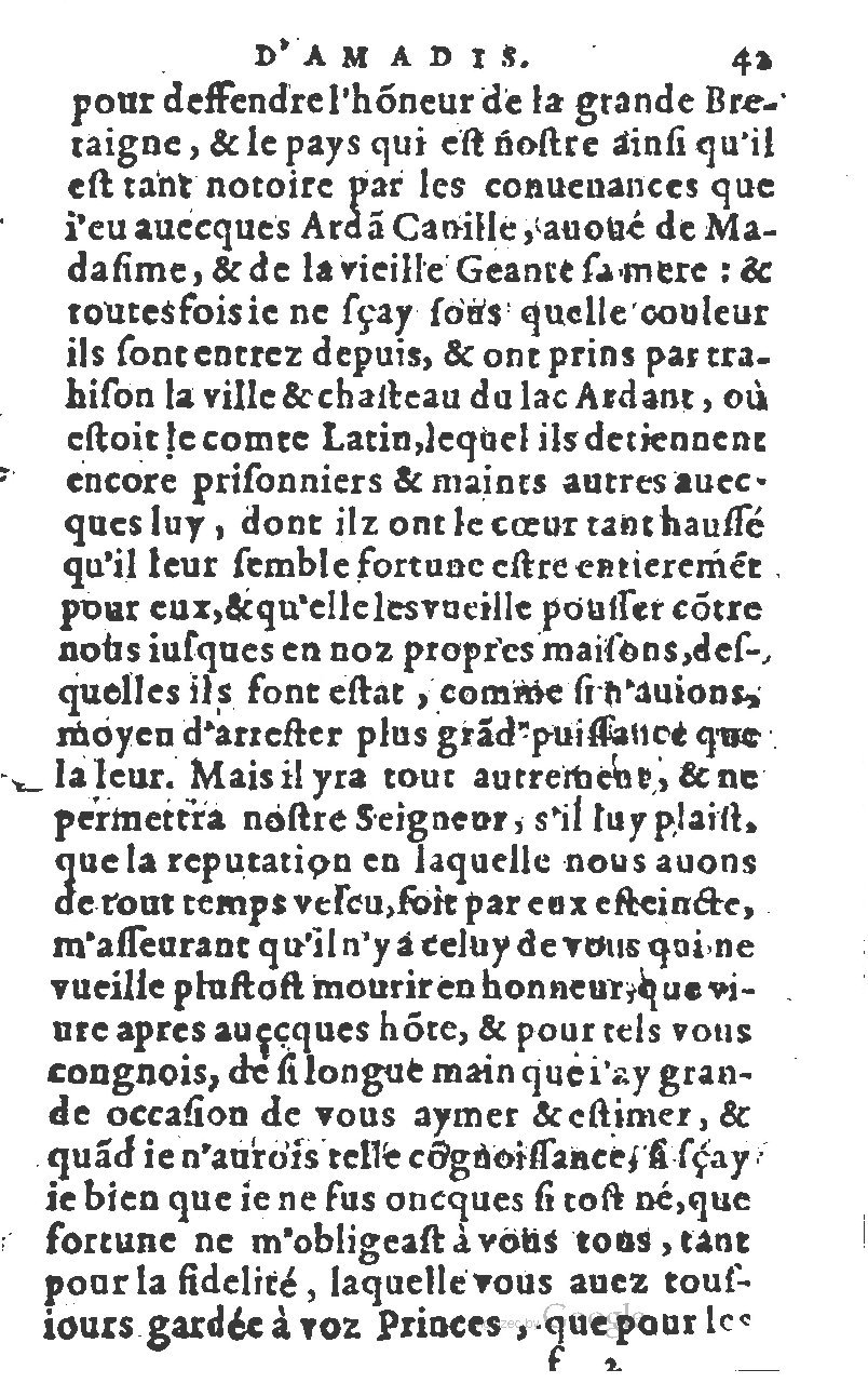 1582 - Jean Huguetan - Trésor des Amadis T. 1 - BM Lyon 1582 - Jean Huguetan - Trésor des Amadis T. 1 - BM Lyon