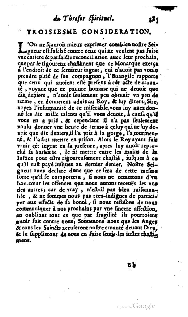 1637 - s.n. - Trésor spirituel des âmes religieuses - BM Lyon