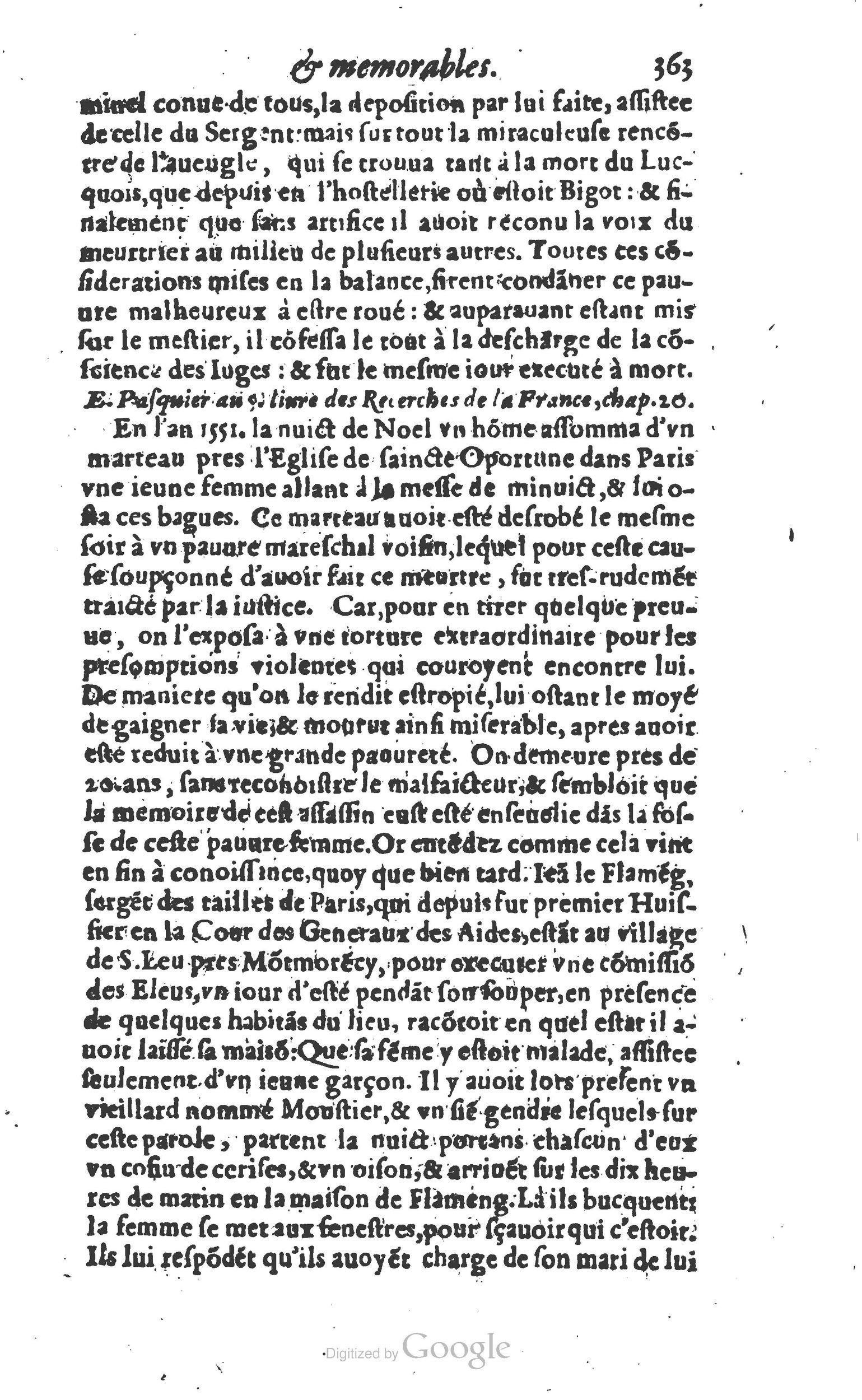 1610 - Paul Marceau - Trésor d’histoires admirables et mémorables - Princeton