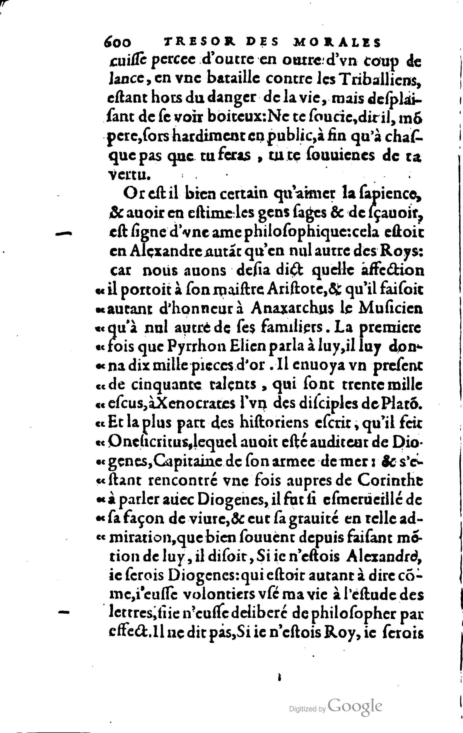 1578 - Jean Poupy - Trésor des morales de Plutarque - BSB Munich