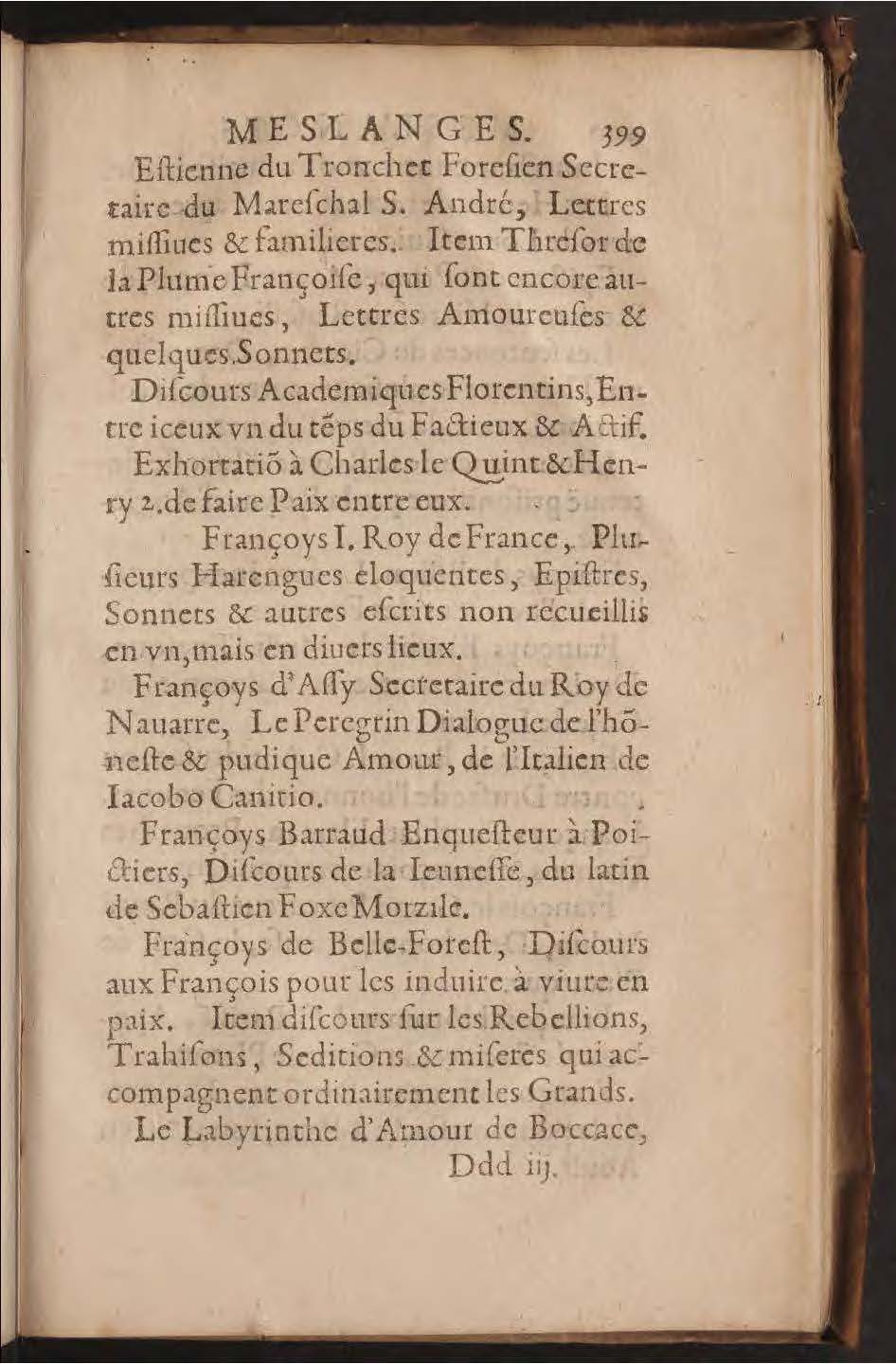 1602 - François Jacquin - Trésor des bons esprits français - BnF Arsenal
