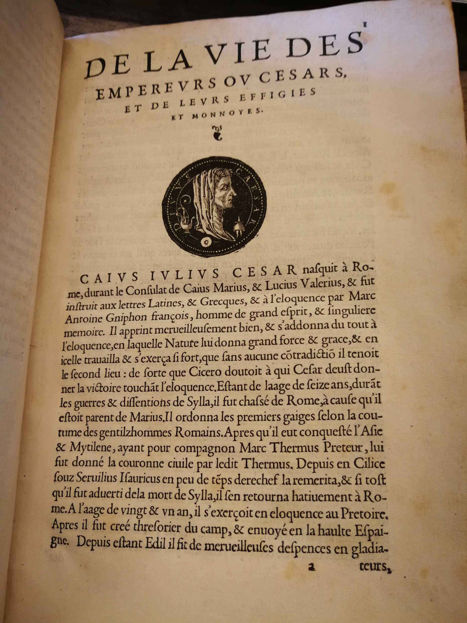 1553 - Jacopo Strada et Thomas Guérin - Épitome du Trésor des antiquités - BNC Florence