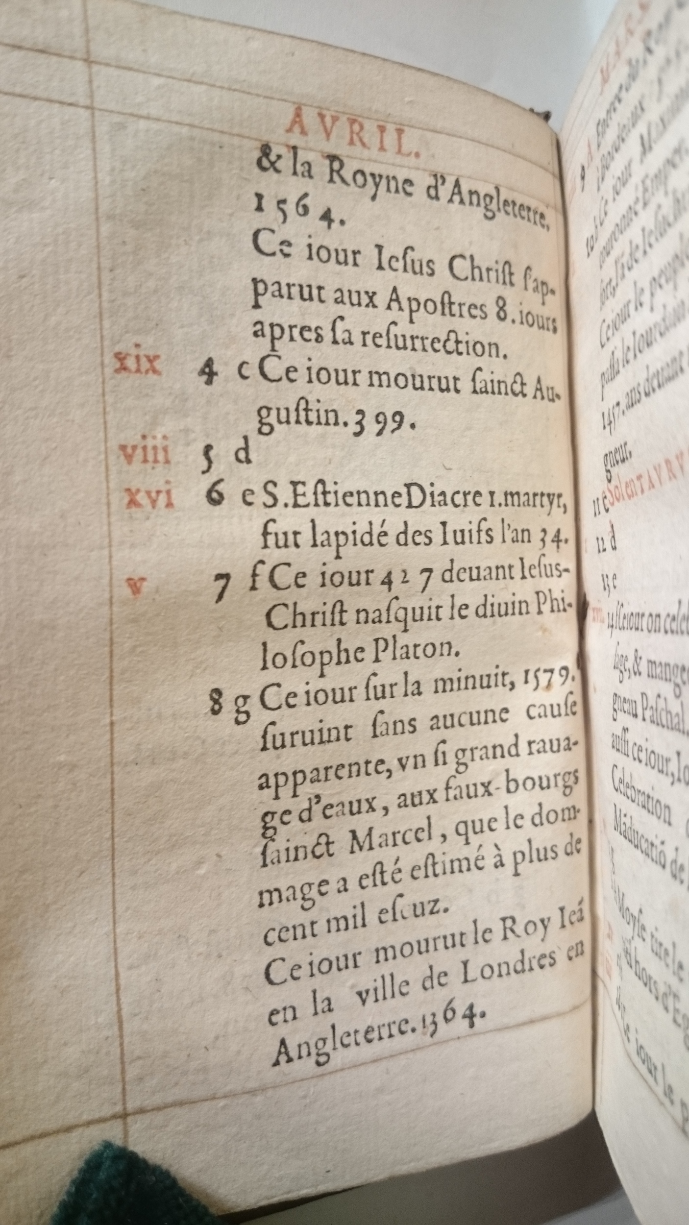 1585 - Guillaume Auvray - Trésor des prières, oraisons et instructions chrétiennes - BnF
