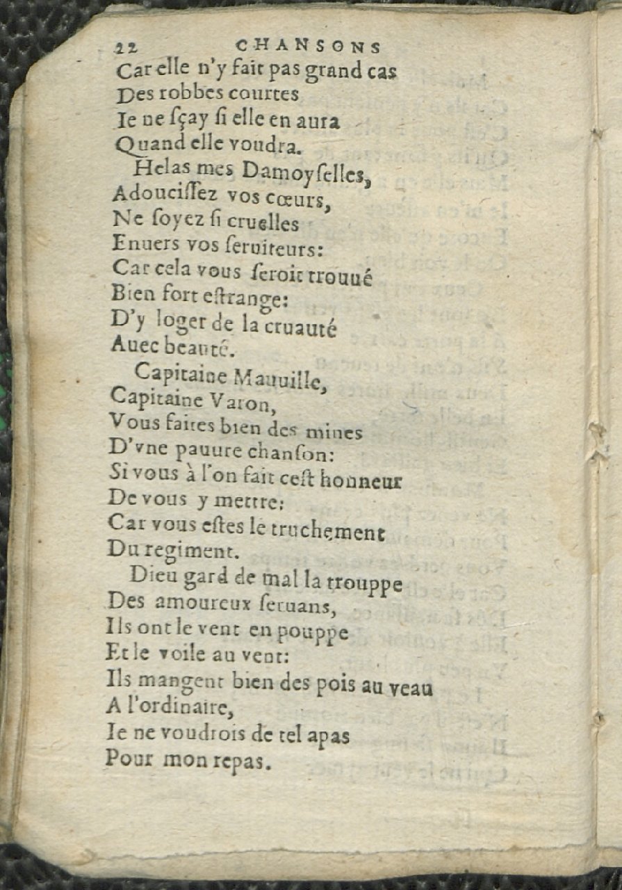 1575 - Pierre Brenouzet - Trésor de tous les recueils de chansons, tant amoureuses, rustiques, que musicales - Det KLG Copenhague