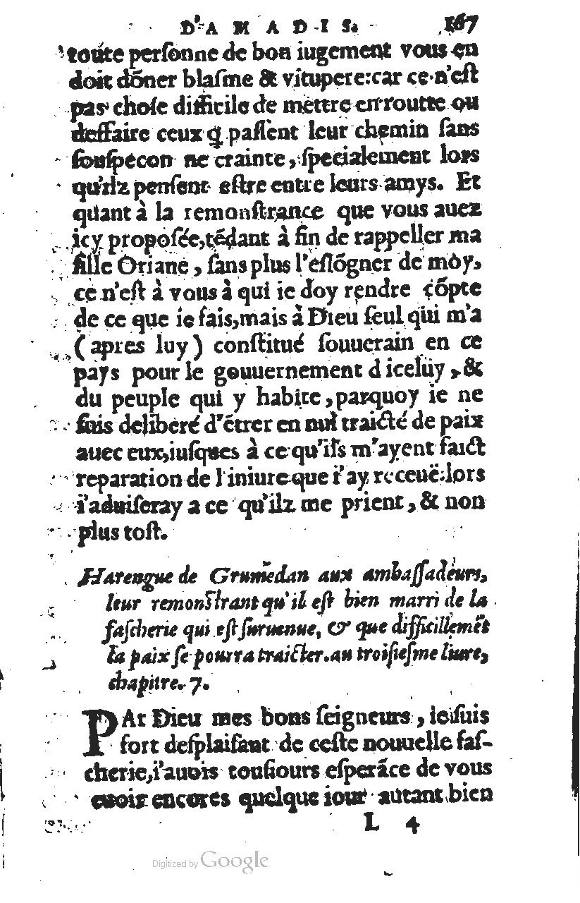 1567 - Jean Pygot - Trésor des Amadis - BM Lyon