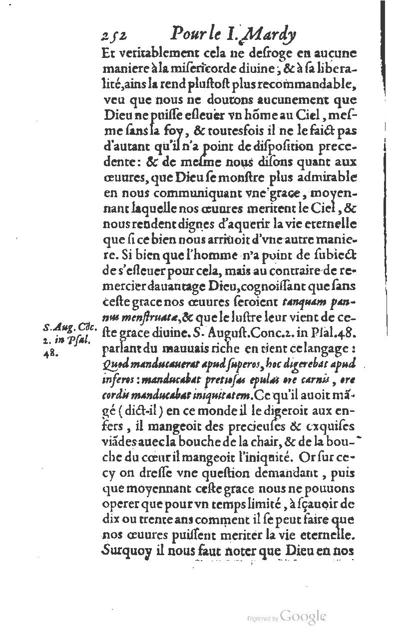 1607 - Nicolas Du Fossé - Trésor quadragésimal - T 01 - BM Lyon